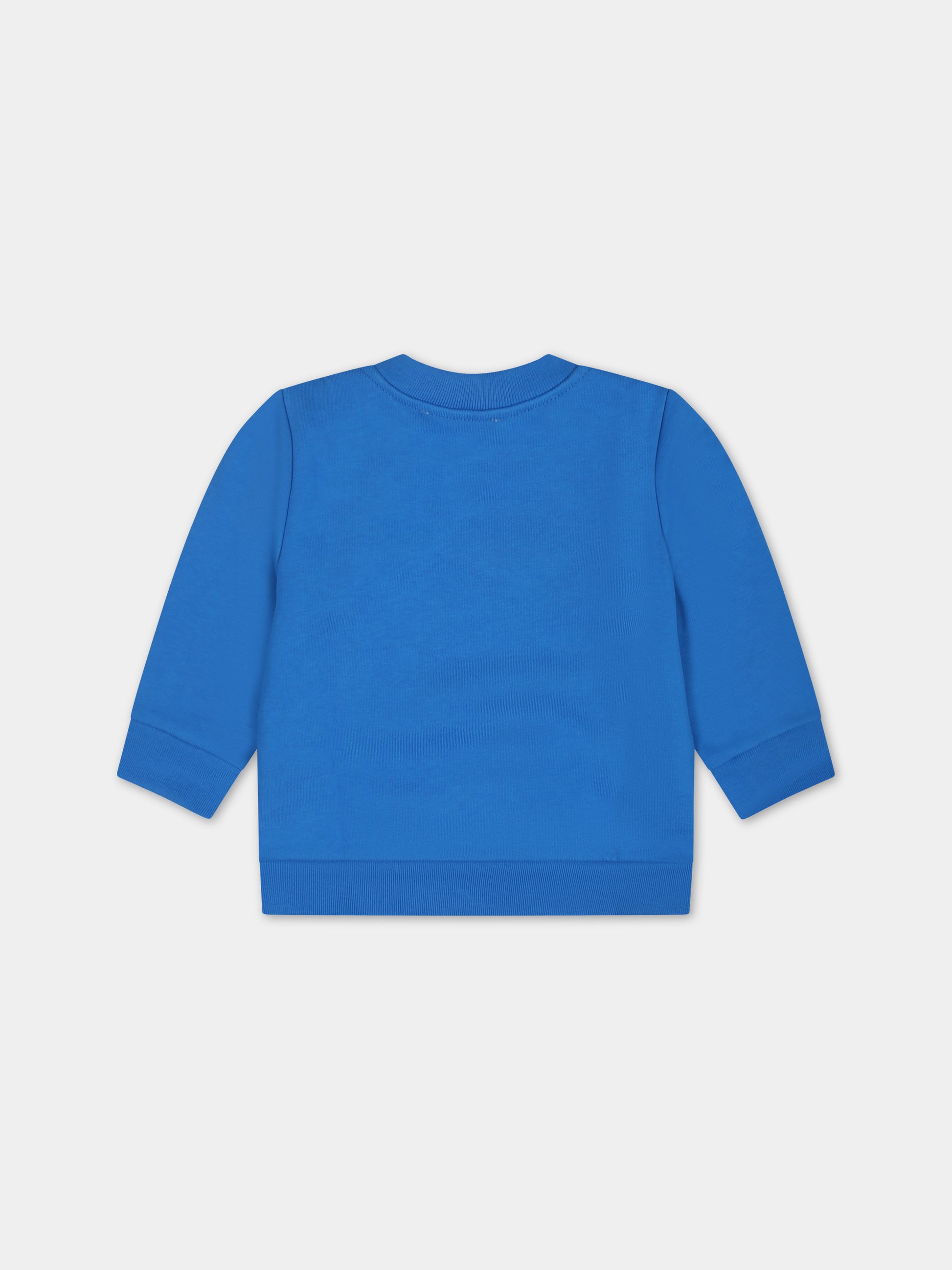 Felpa azzurra per neonato con logo,Marni Kids,M01137 M00NF MS44B 0M846