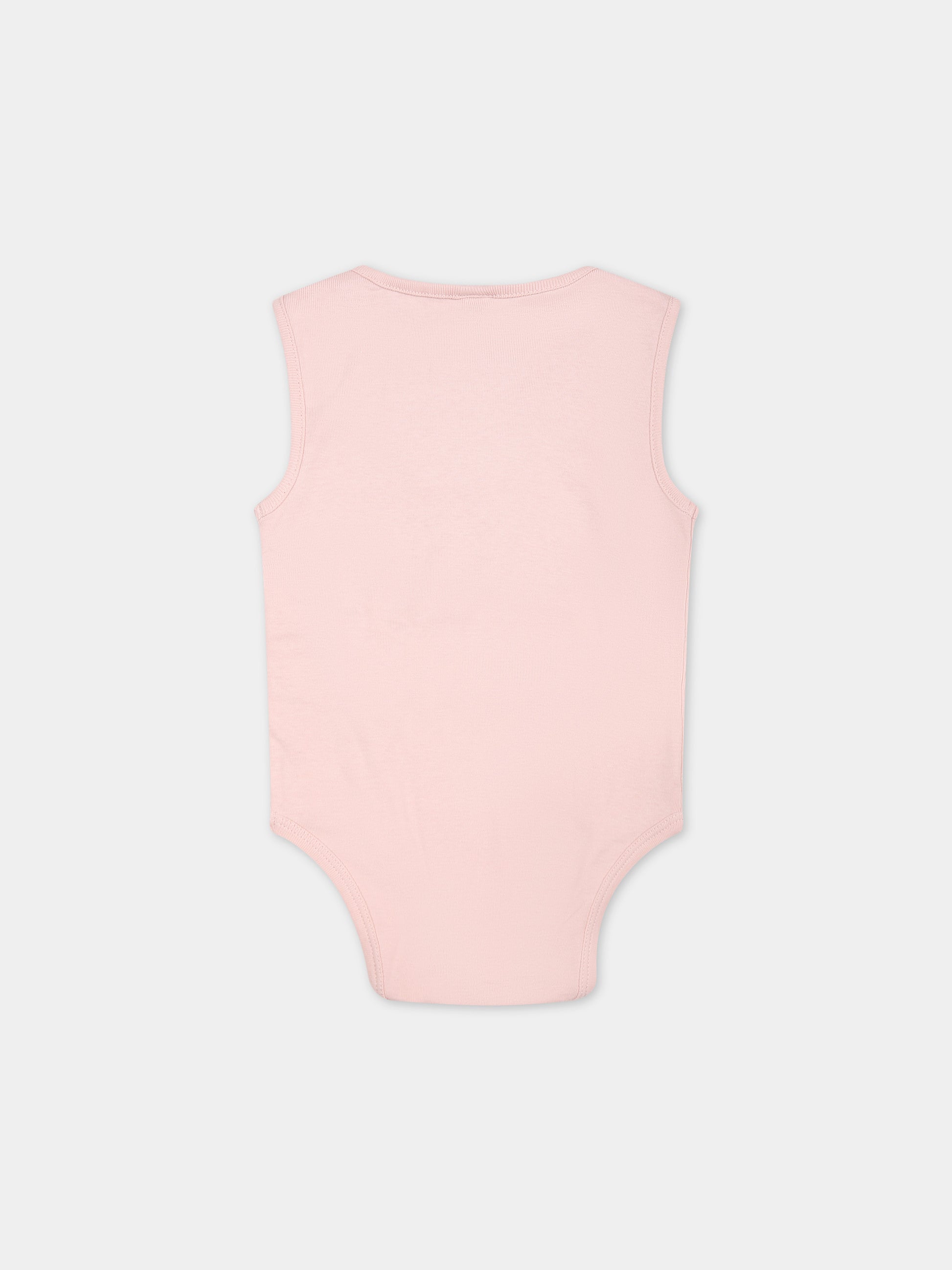 Set body multicolor per neonata con mele,Stella Mccartney Kids,TUB009 Z1784 704MC