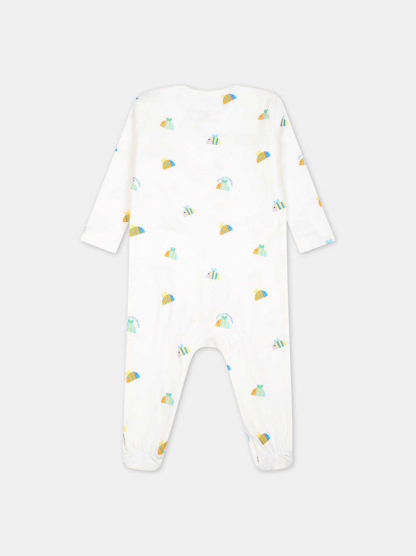 Set tutine bianco per neonati con farfalle,Stella Mccartney Kids,TUB579 Z1787 101MC