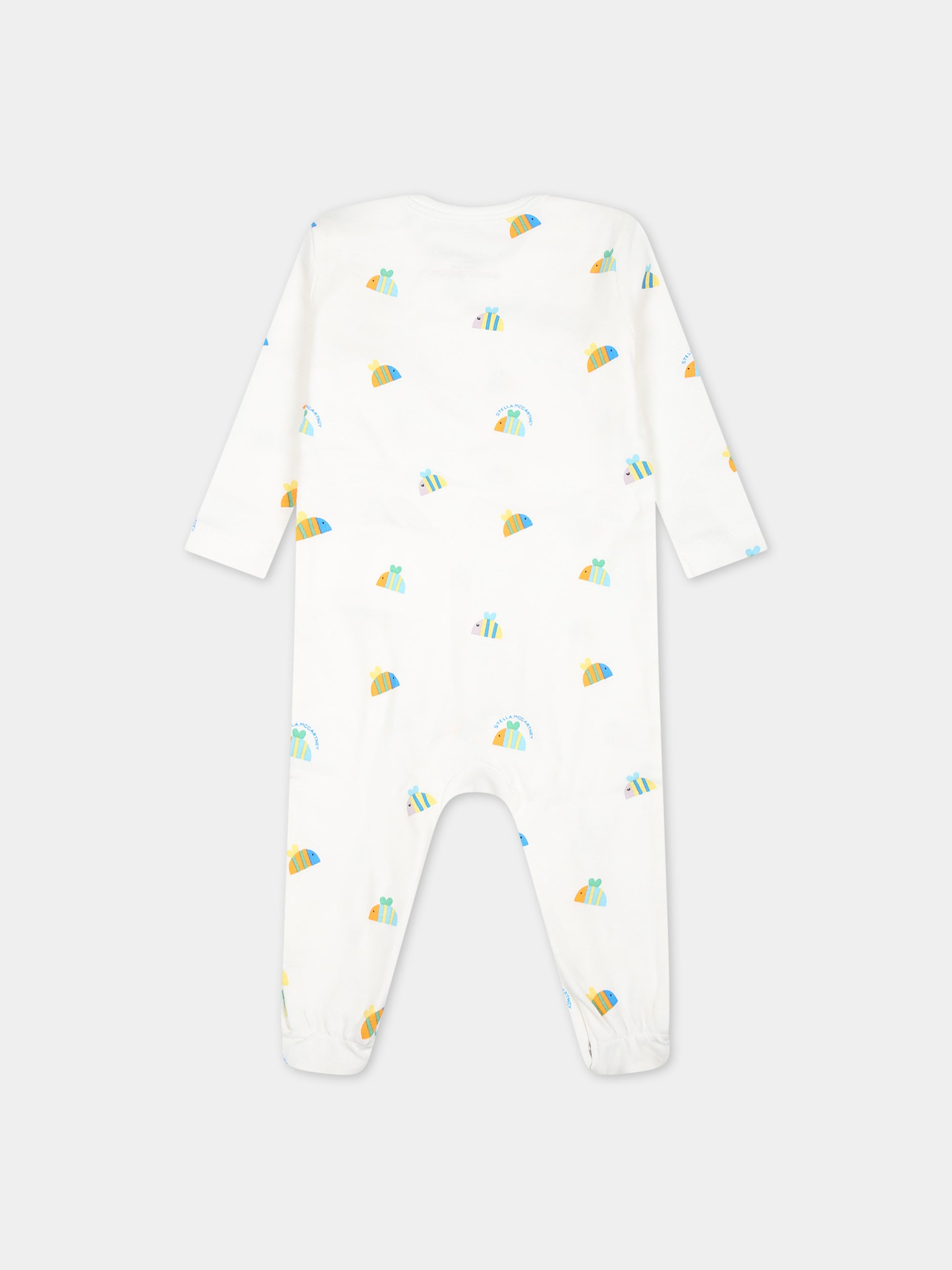 Set tutine bianco per neonati con farfalle,Stella Mccartney Kids,TUB579 Z1787 101MC