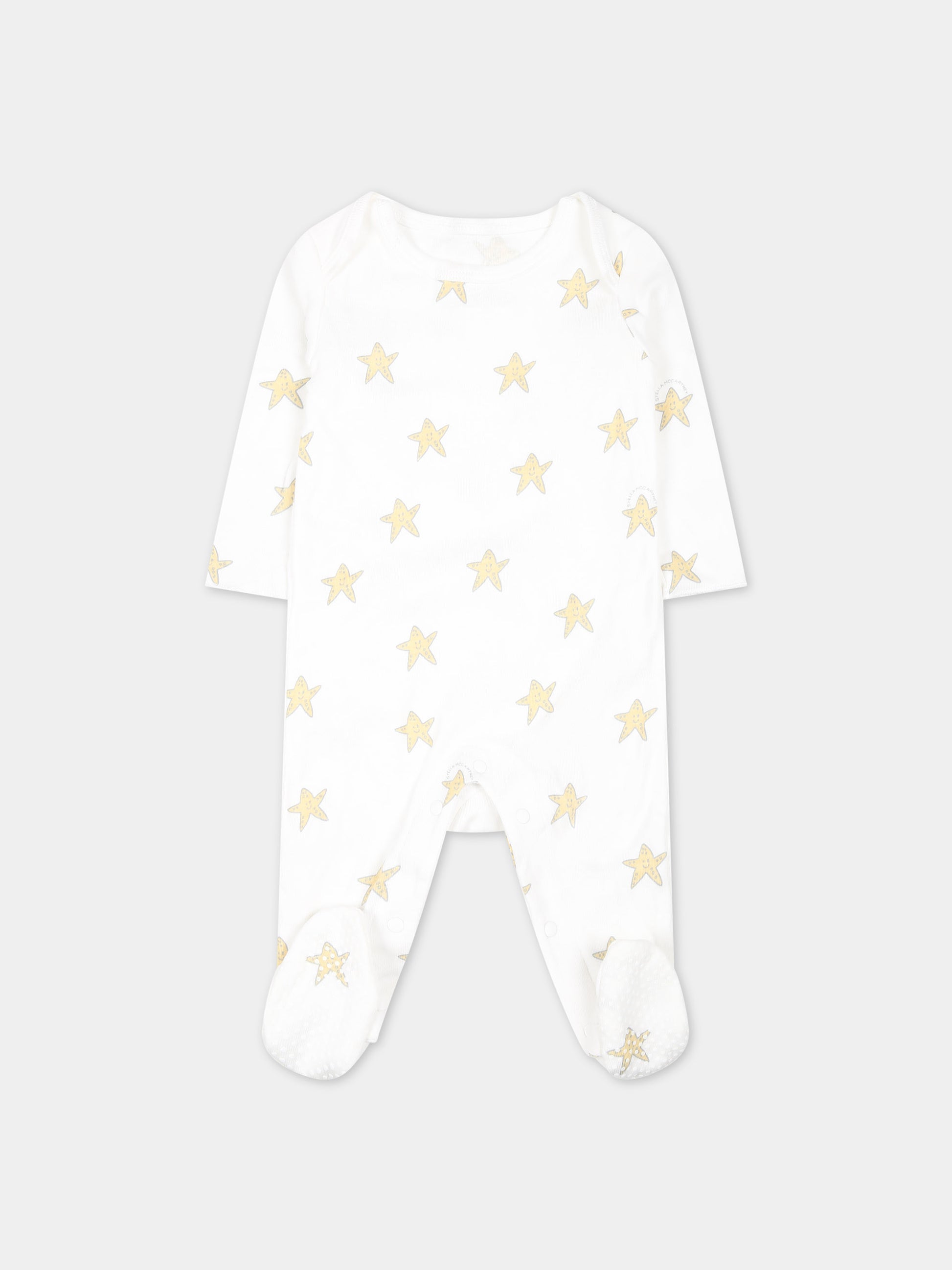 Set tutine avorio per neonati con stelle marine,Stella Mccartney Kids,TUB529 Z1788 101MC