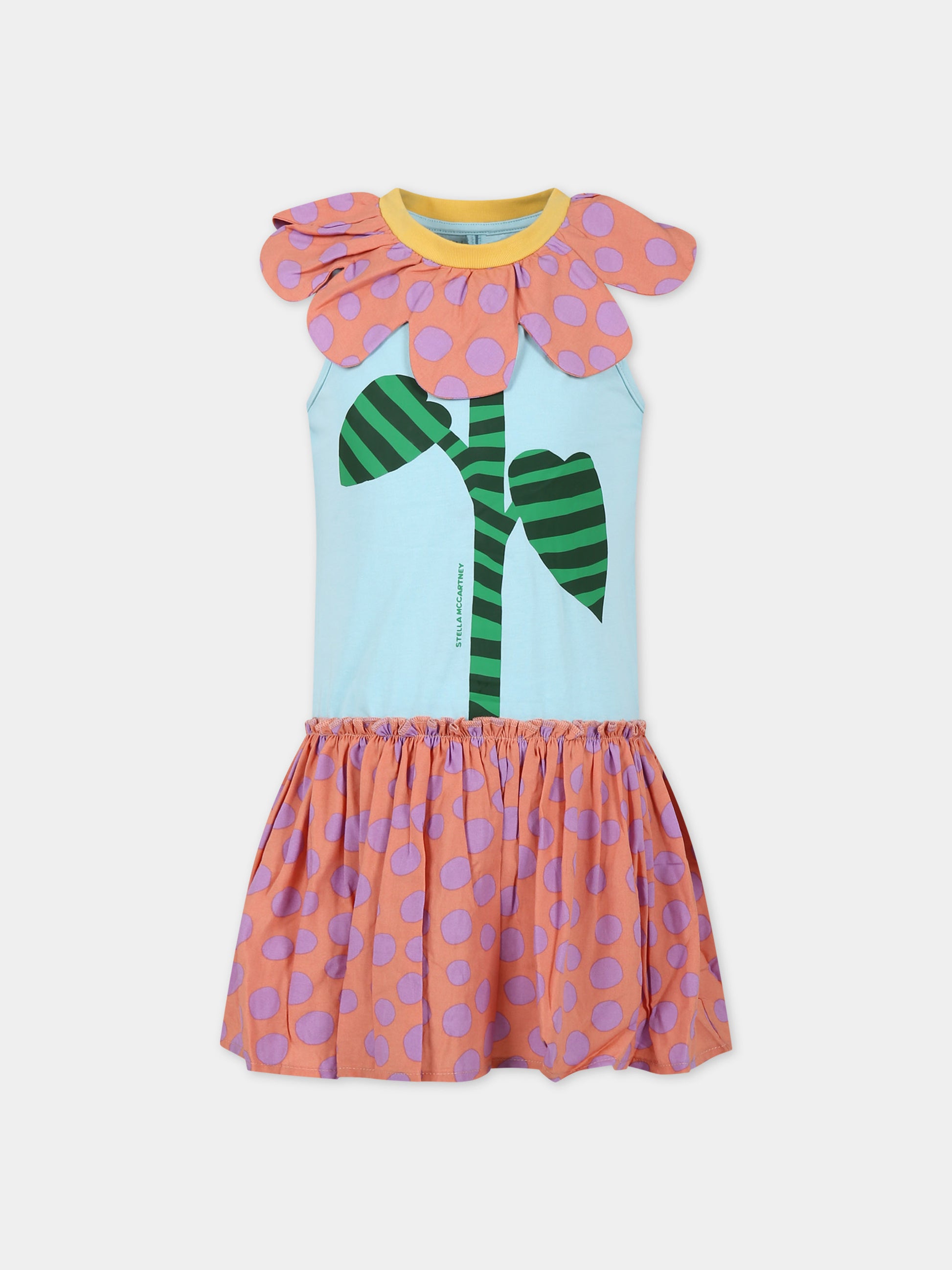 Vestito multicolor per bambina,Stella Mccartney Kids,TU1A12 Z0434 683