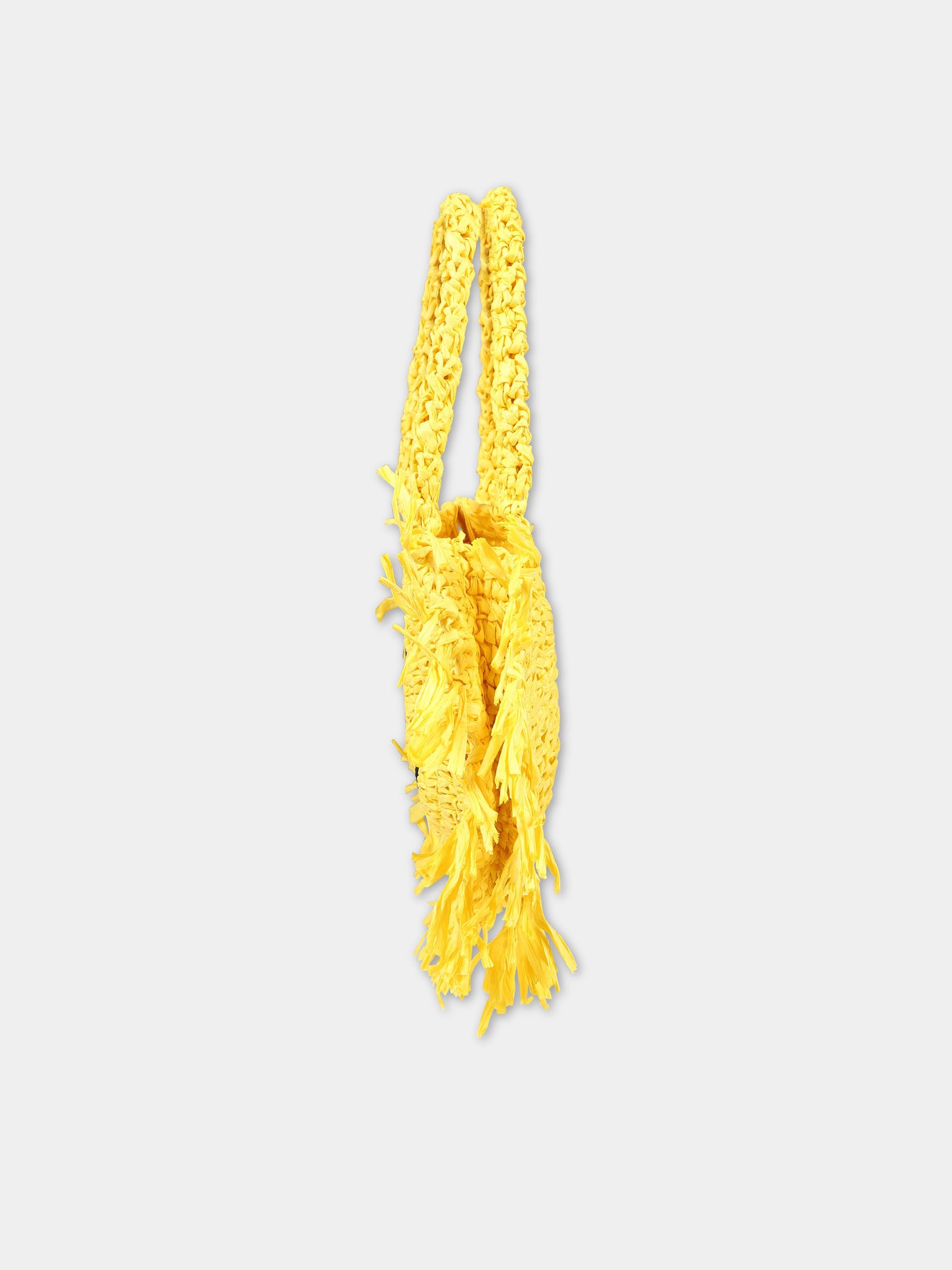Borsa casual gialla per bambina a forma di sole,Stella Mccartney Kids,TU0B38 Z1924 226