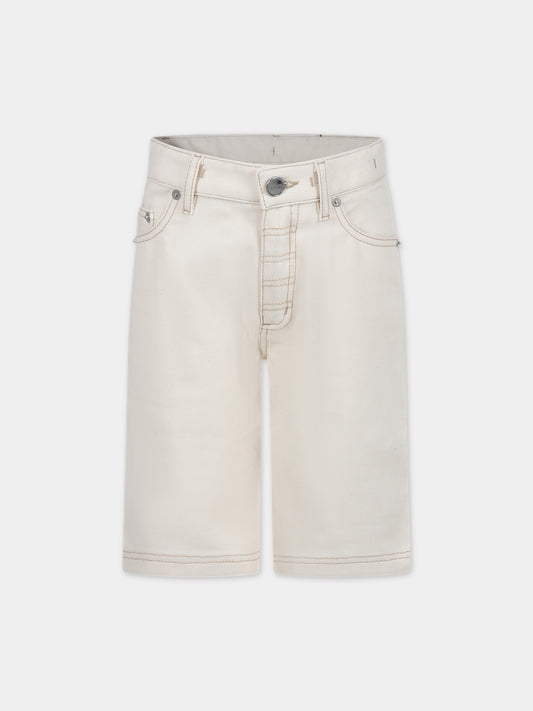 Shorts 'Le Short De Nimes' avorio per bambino,Jacquemus,Q00001 148