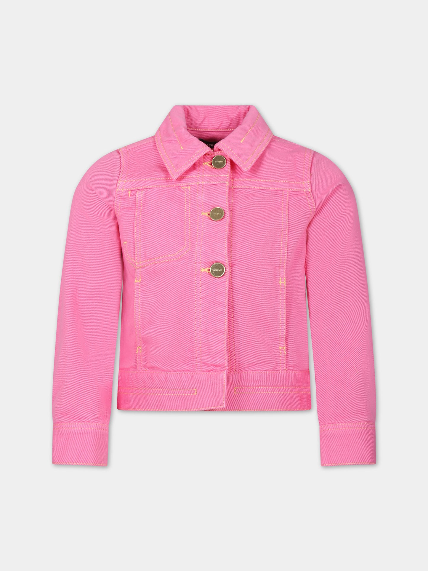 Giubbotto 'La Veste De Nimes' fucsia per bambina,Jacquemus,Q00034 468