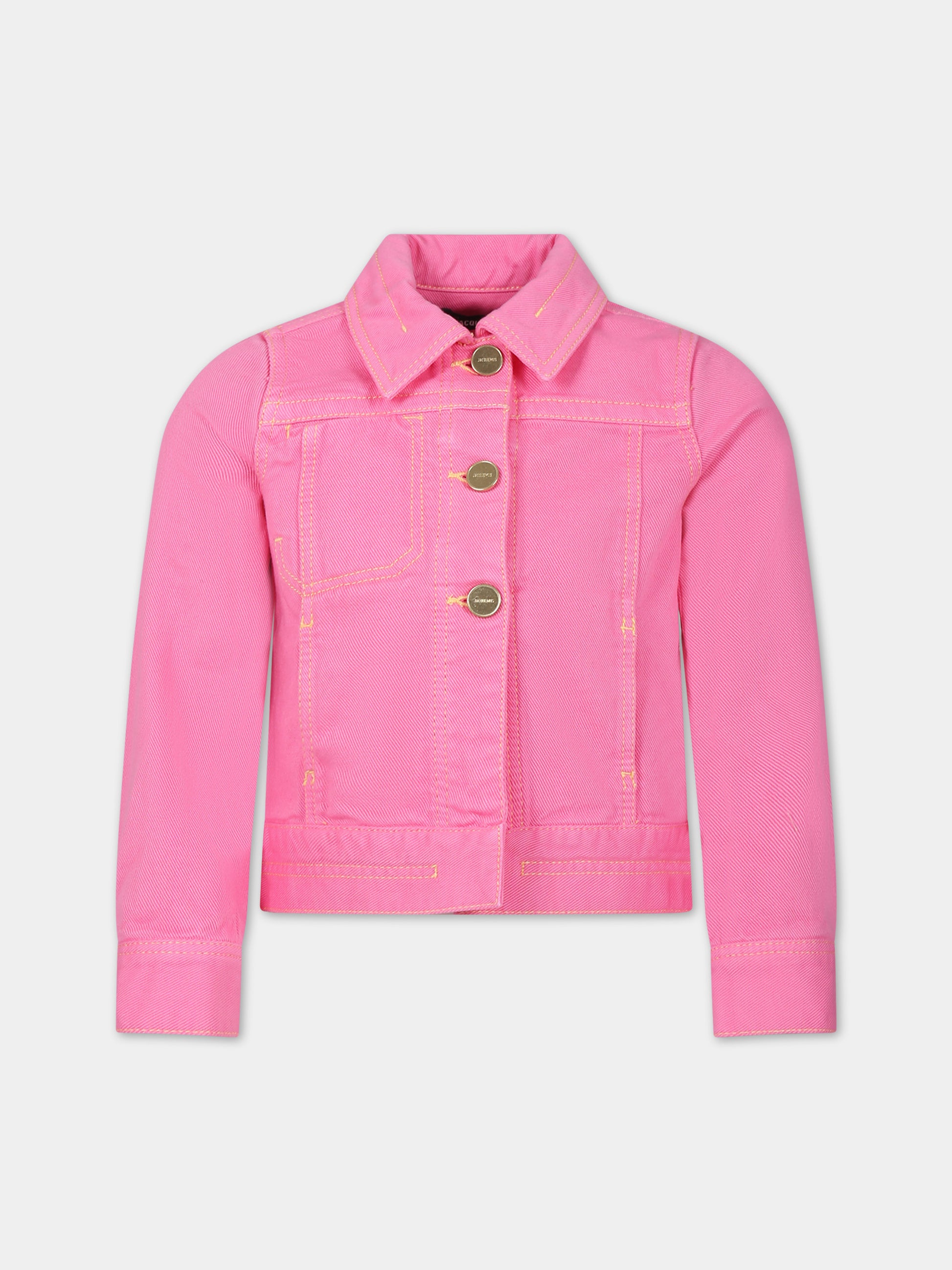Giubbotto 'La Veste De Nimes' fucsia per bambina,Jacquemus,Q00034 468