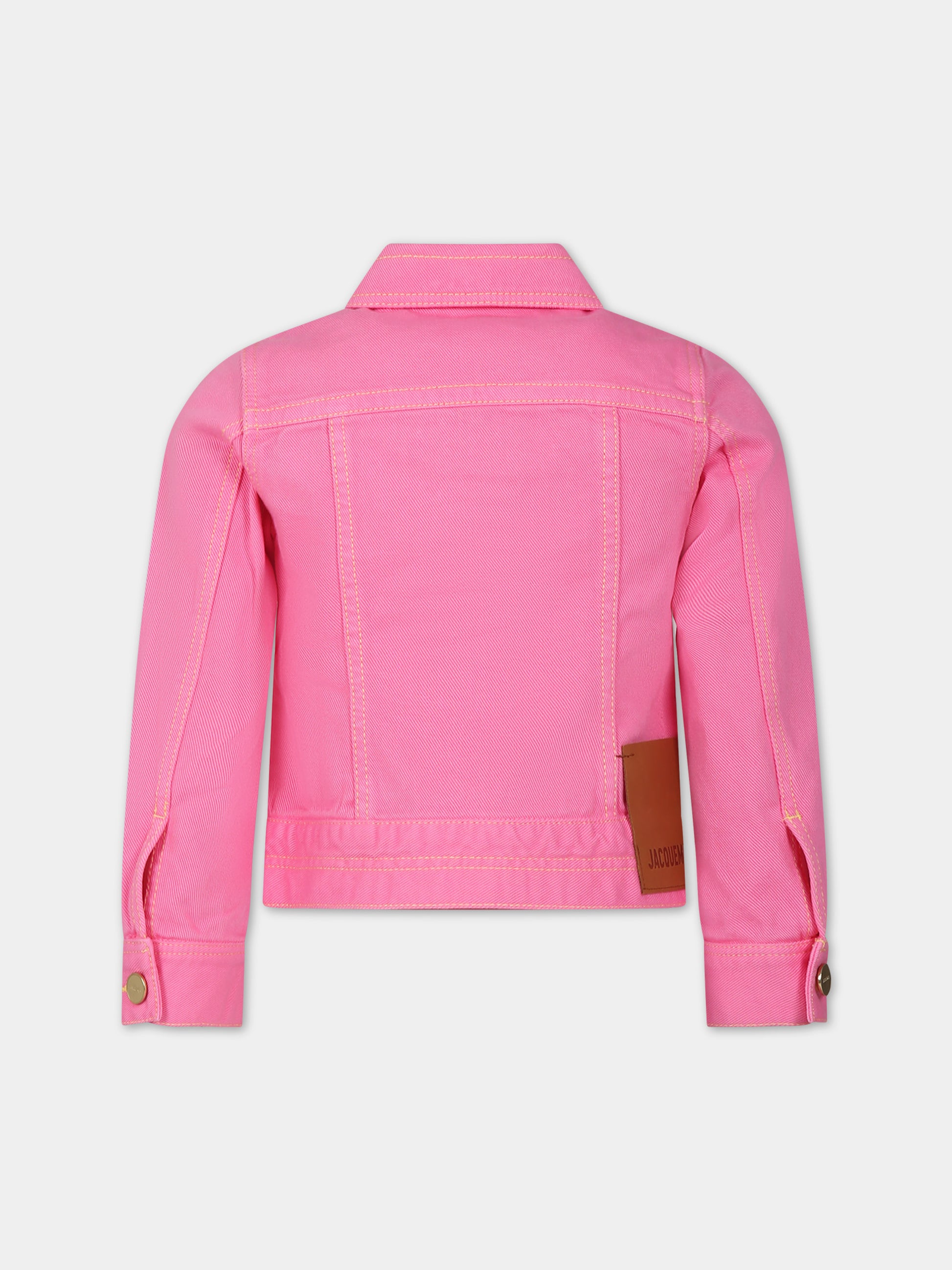 Giubbotto 'La Veste De Nimes' fucsia per bambina,Jacquemus,Q00034 468
