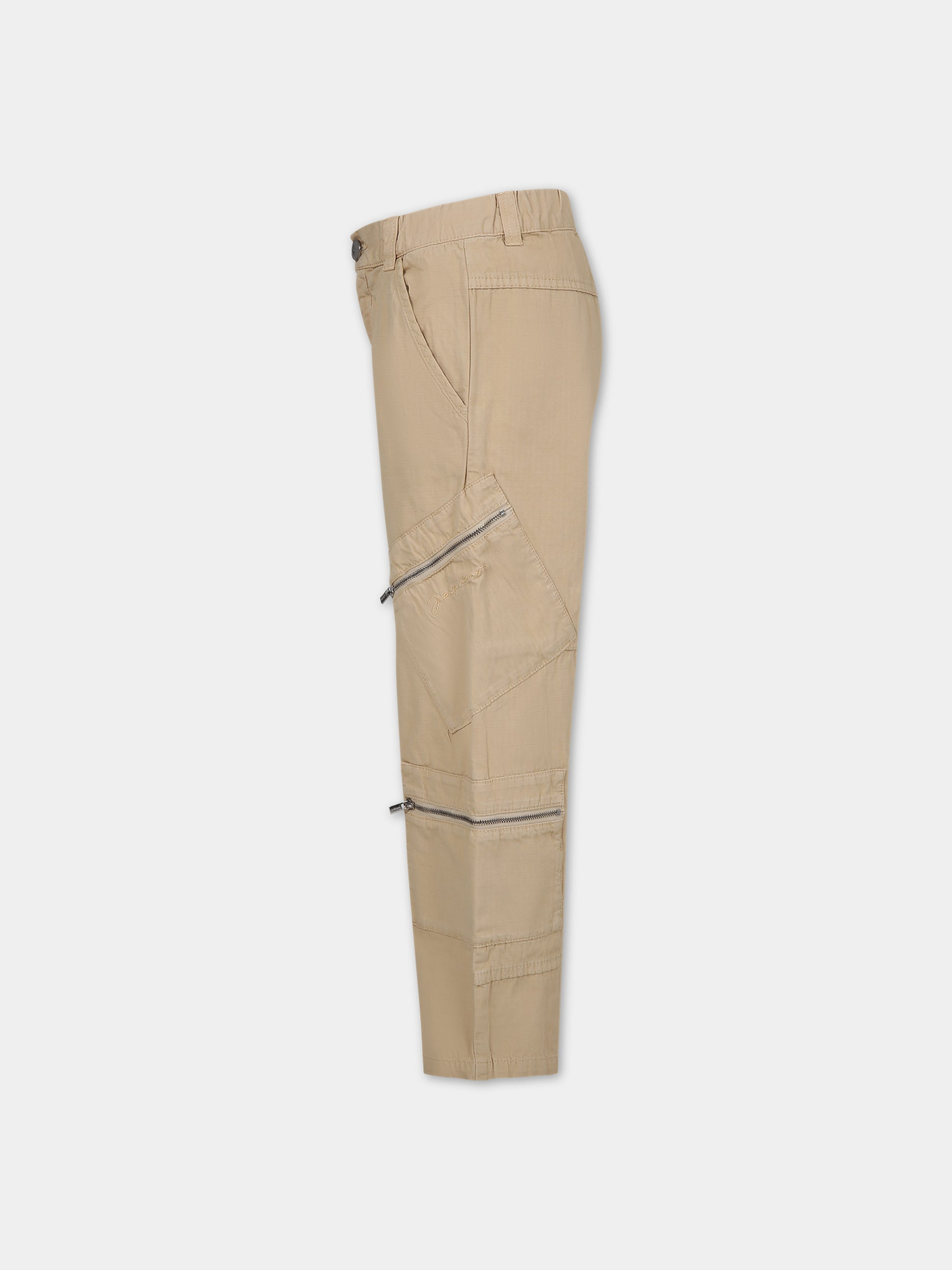 Pantaloni 'Le Cargo Marrone' beige per bambino,Jacquemus,Q00055 277