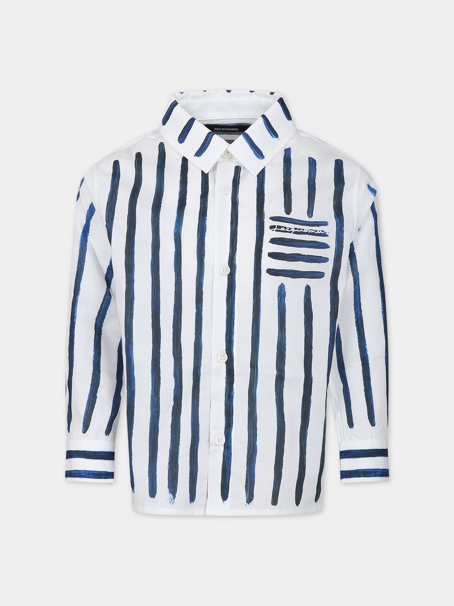 Camicia 'La Chemise Peinture' bianca per bambino,Jacquemus,Q00059 10P