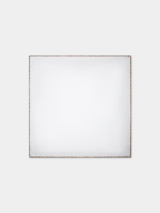 Coperta per neonati con bordo iconico,Burberry Kids,8076366 A1464