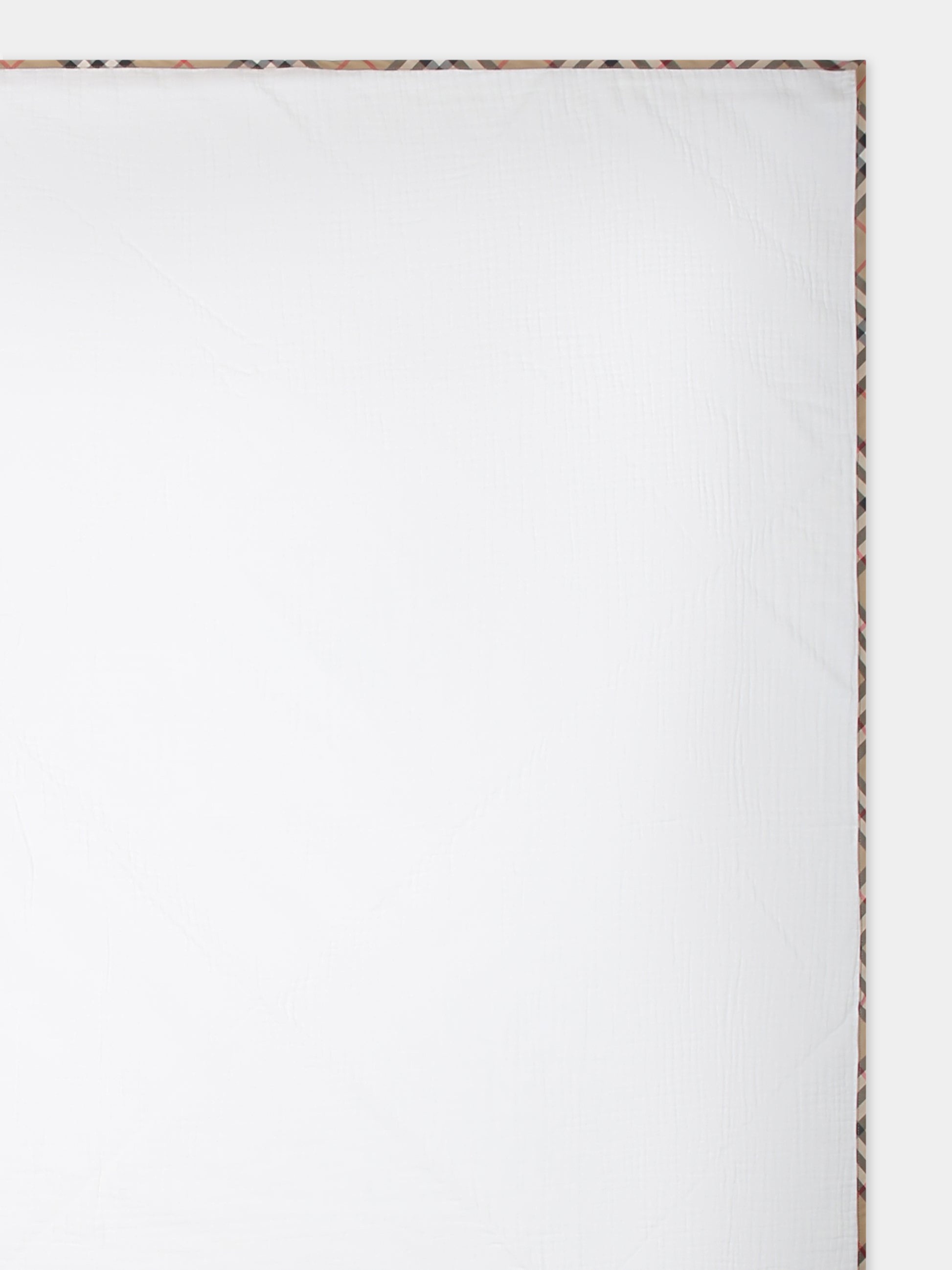 Coperta per neonati con bordo iconico,Burberry Kids,8076366 A1464