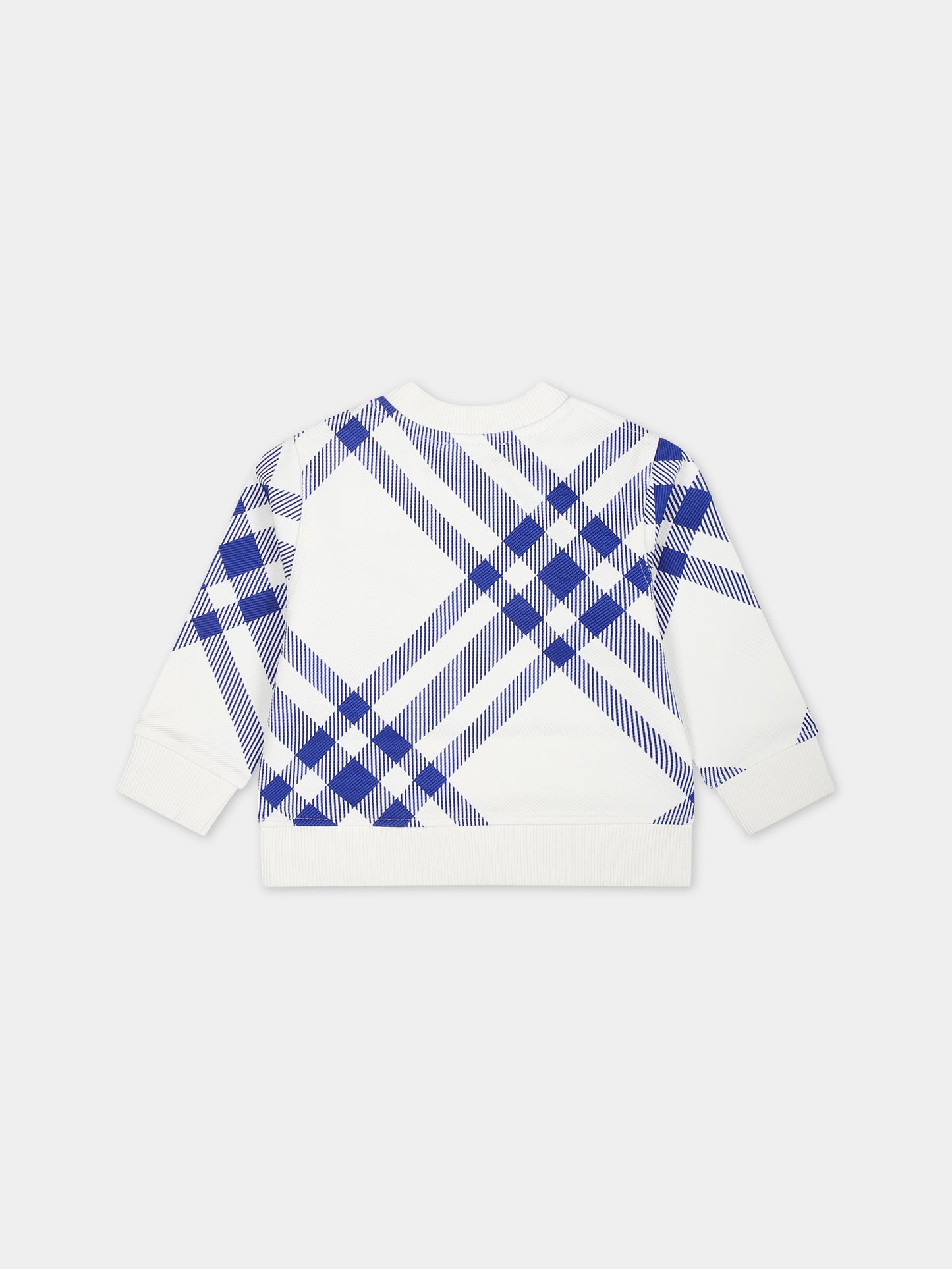 Felpa per neonato con check all-over,Burberry Kids,8081961 B8273