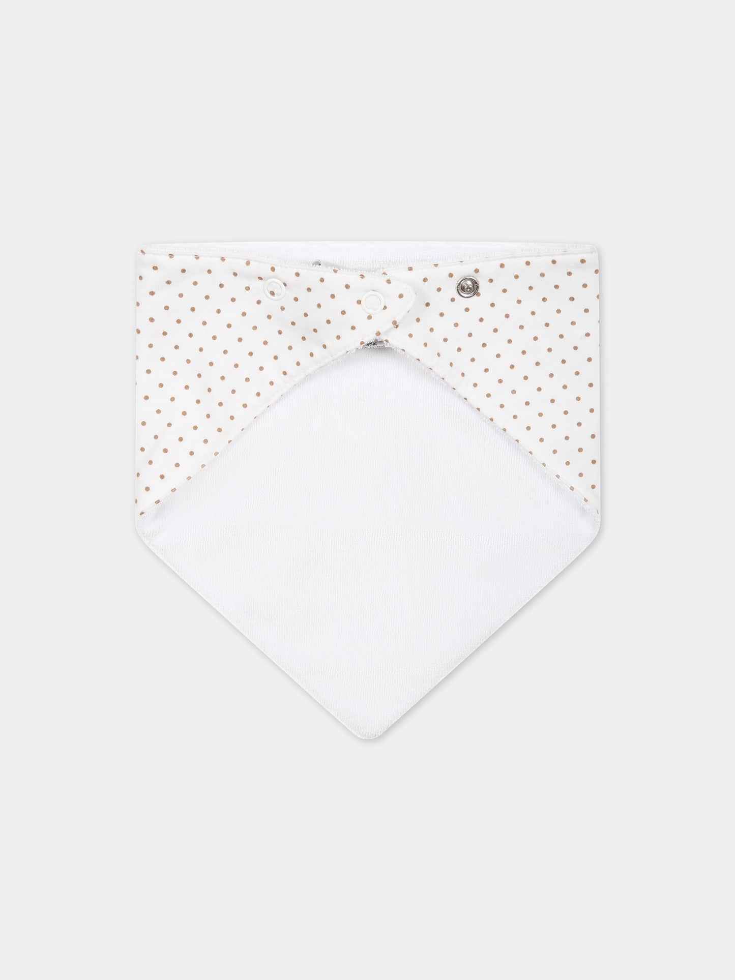 Completo bianco per neonati con logo e pois all-over,Burberry Kids,8078866 A7168