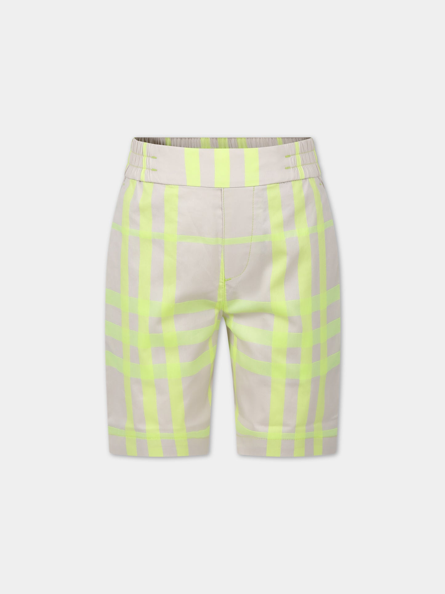 Shorts sportivi avorio,Burberry Kids,8078271 B8263