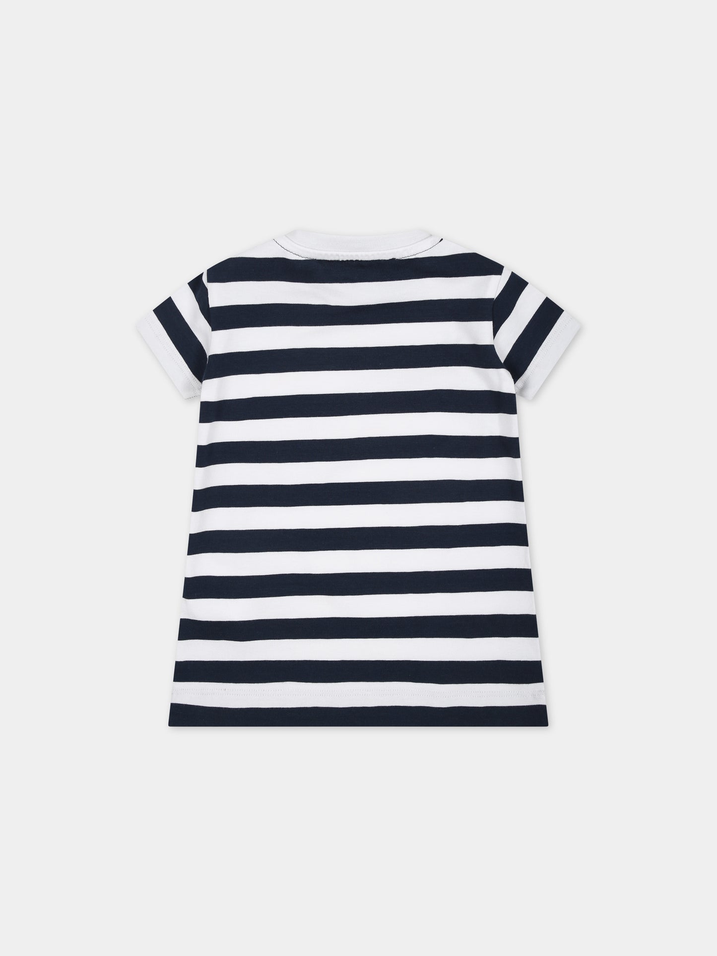 Vestito multicolor per neonata con logo,Versace,1014010 1A09954 6UA30