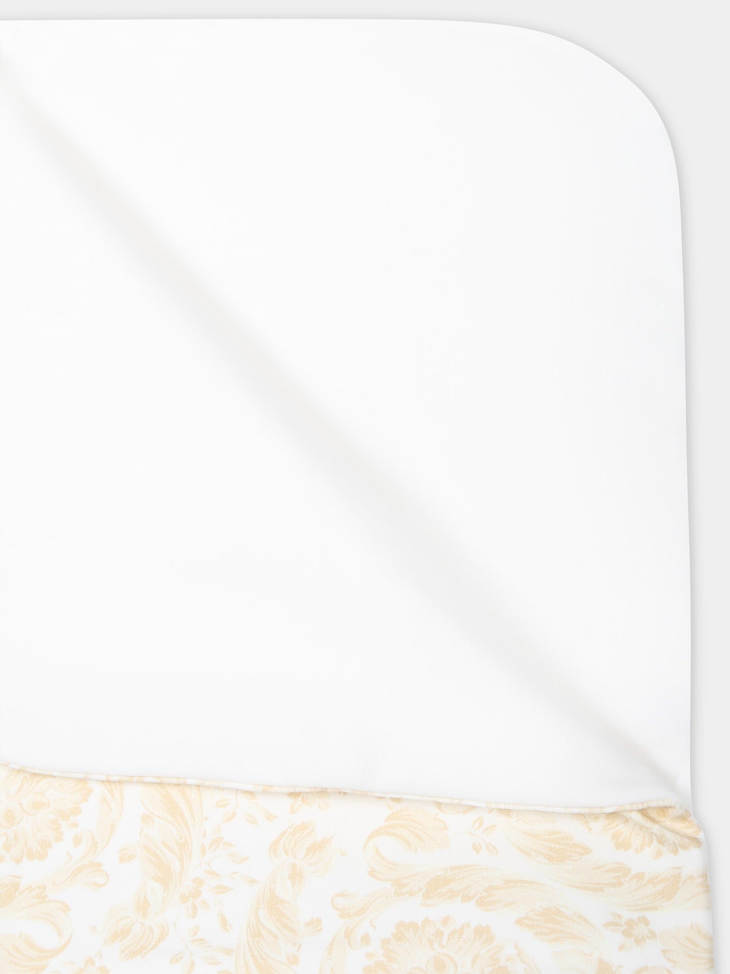 Coperta beige per neonata con stampa barocco,Versace,1000092 1A09524 2WJ70