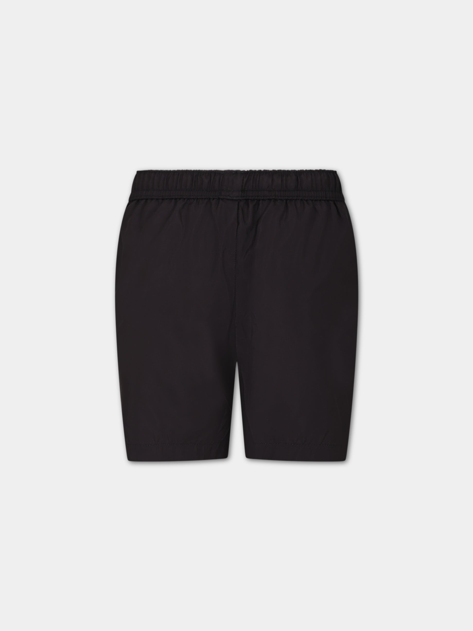 Boxer mare nero per bambino con Teddy Bear e logo,Moschino Kids,HUL01C LKA02 60100