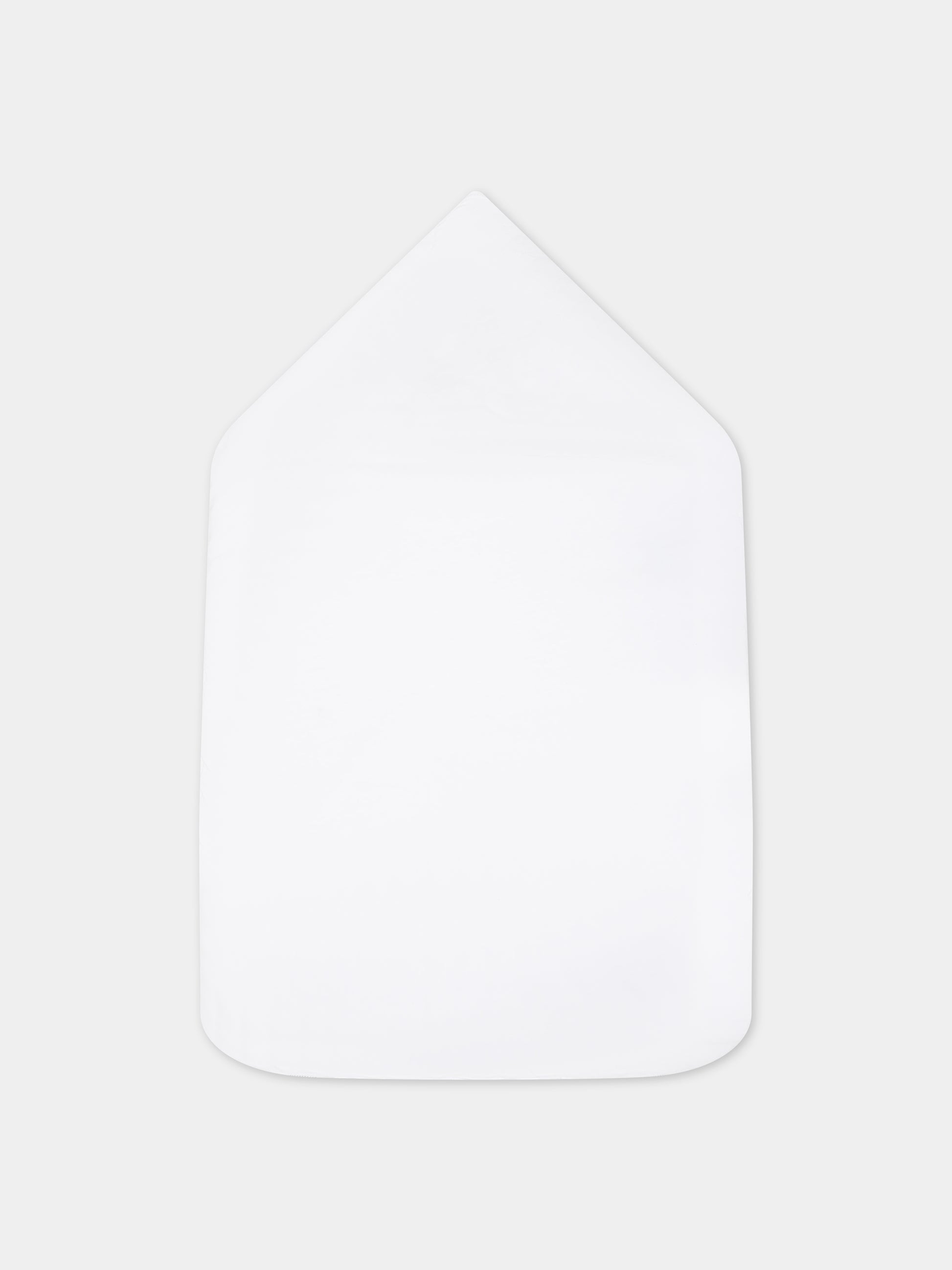 Sacco nanna bianco per neonati con logo,Balmain Kids,BS0650 J0177 100BG