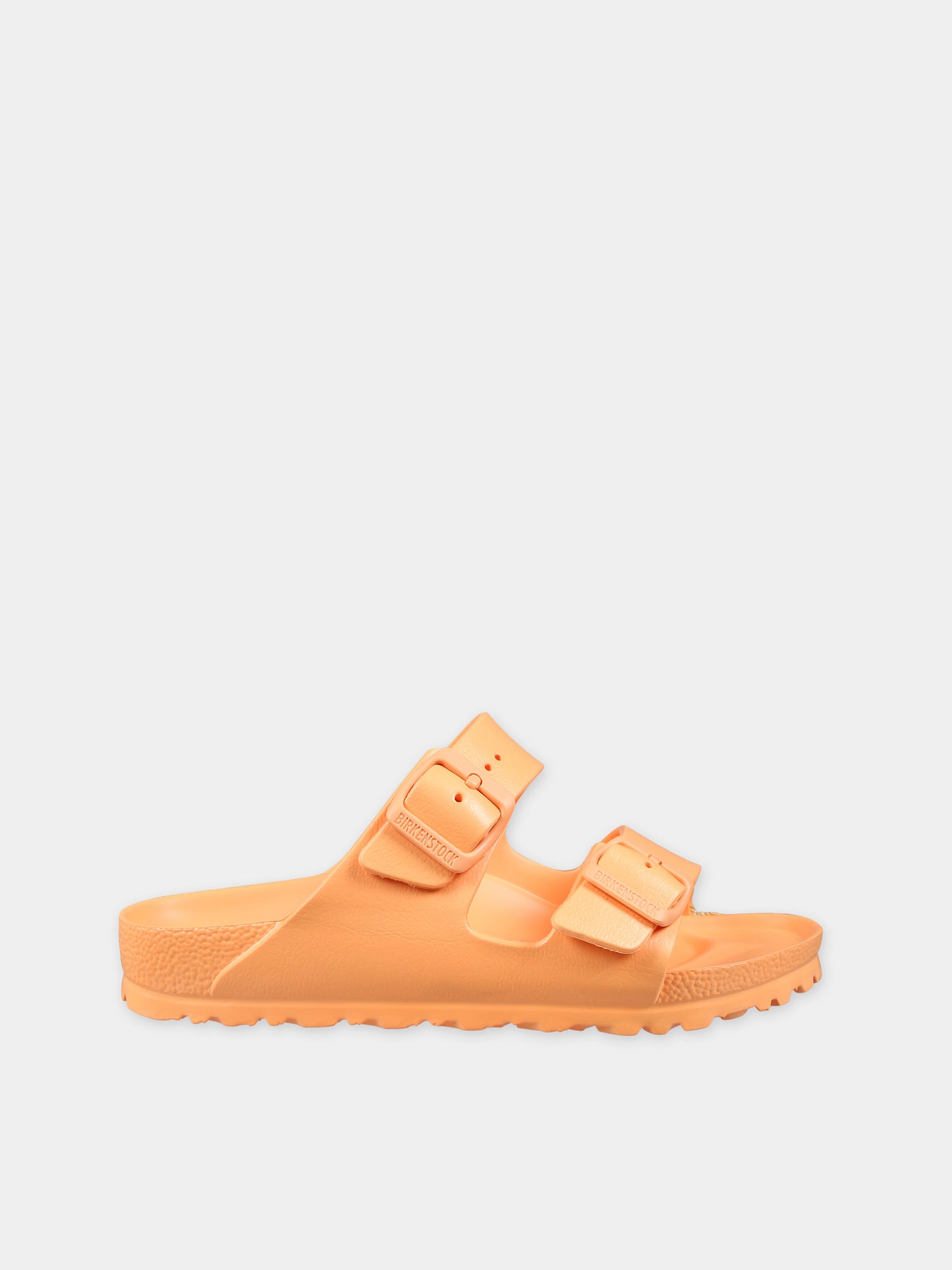 Ciabatte arancioni Arizona Eva per bambini con logo,Birkenstock,1025586 PAPAYA