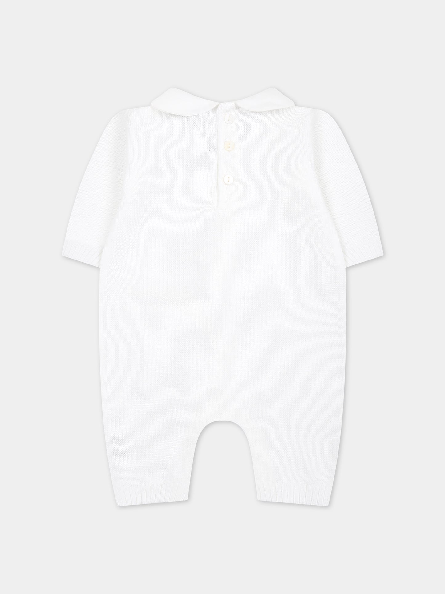 Tutina bianca per neonata,Little Bear,8112 BIANCO