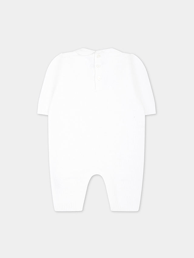 Tutina bianca per neonati,Little Bear,8124 BIANCO