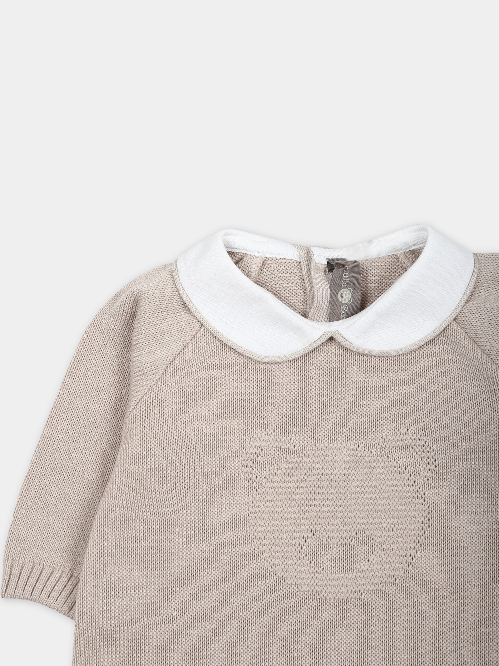 Tutina beige per neonati,Little Bear,8119 CORDA