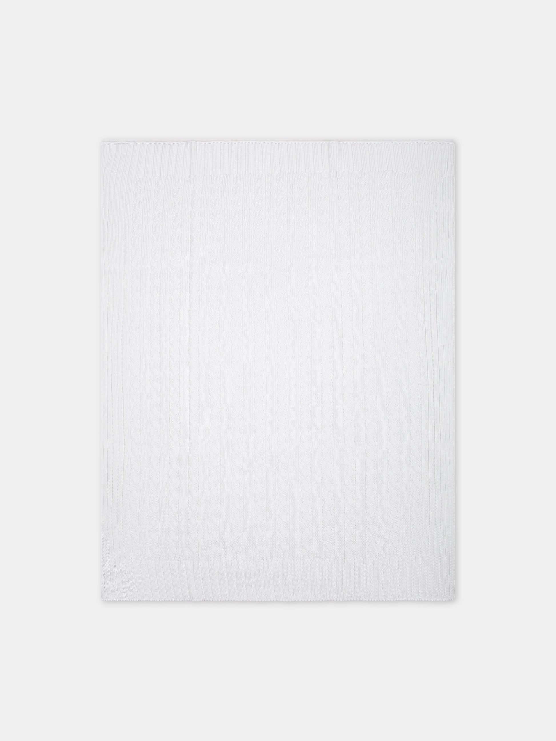 Coperta bianca per neonati,Little Bear,8104 BIANCO