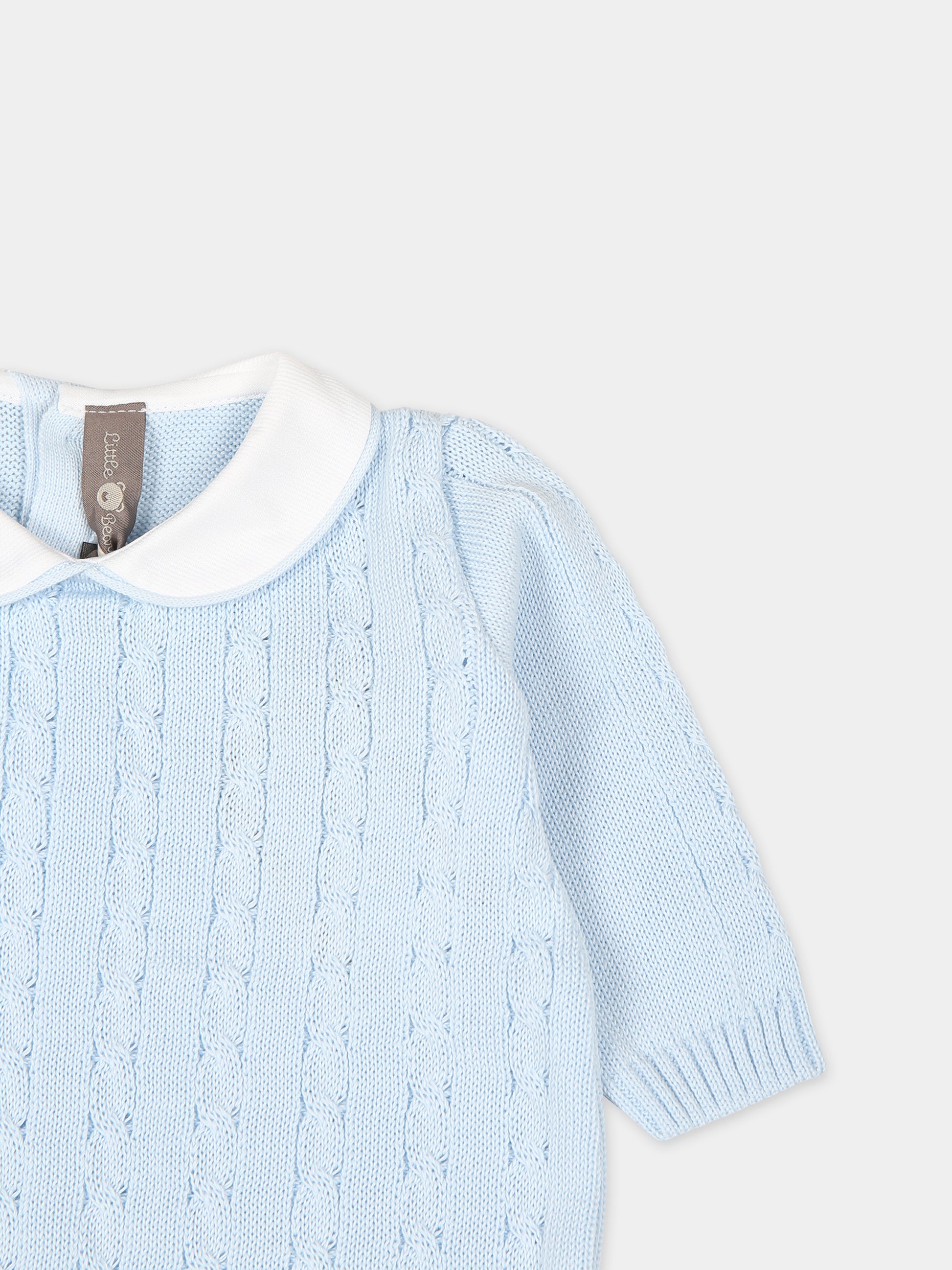 Tutina celeste per neonato,Little Bear,8124 CIELO