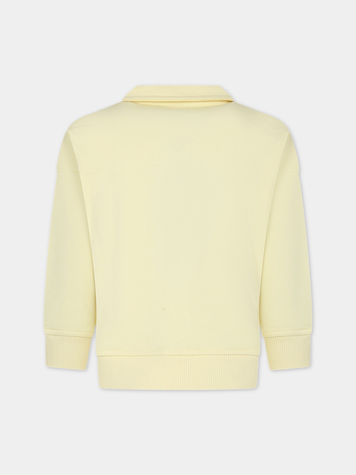 Felpa gialla per bambino con I Puffi,Armani Junior,3D4BJN 3J5GZ 0214