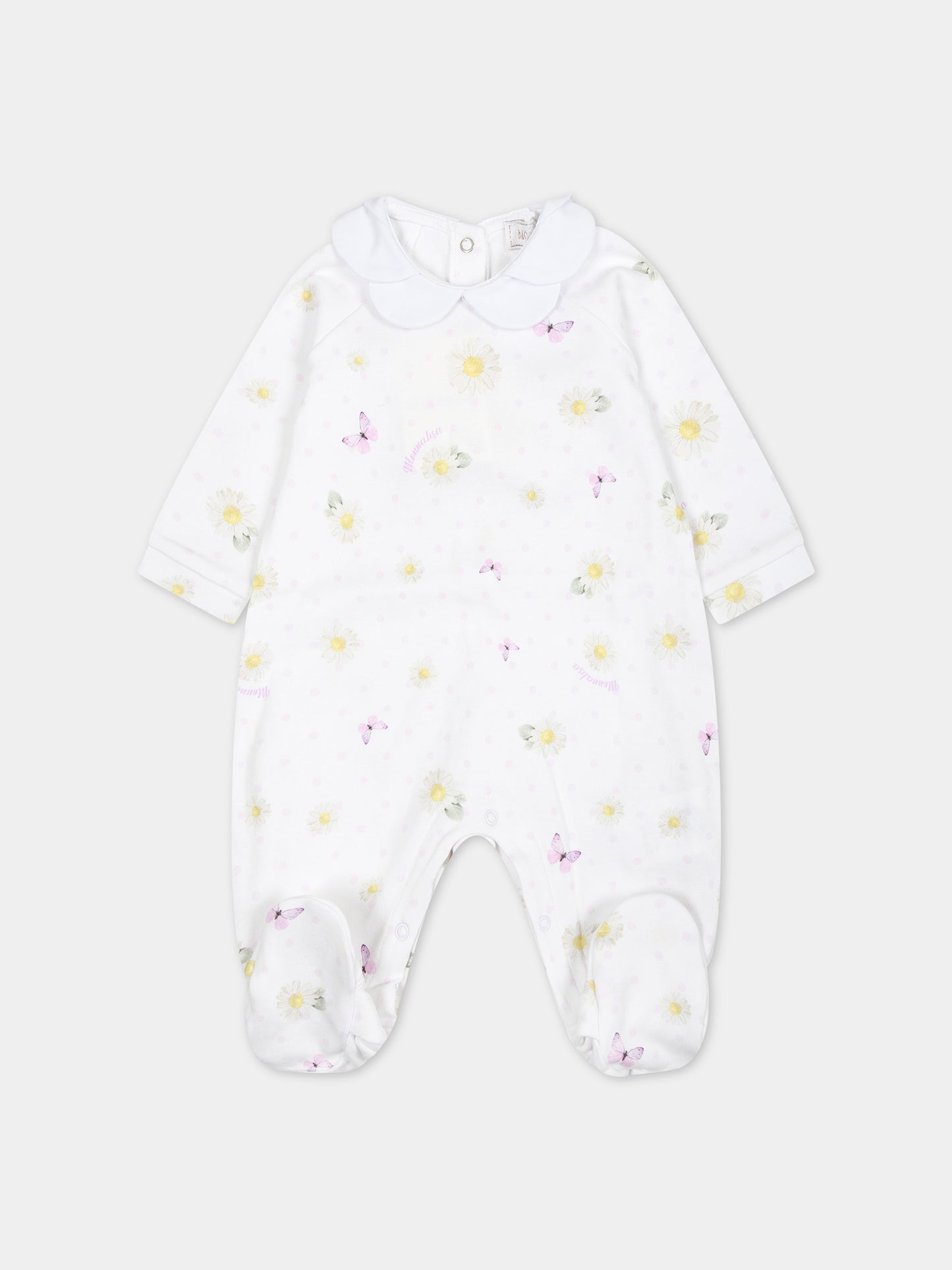 Set bianco per neonata,Monnalisa,35C510 3720 0099