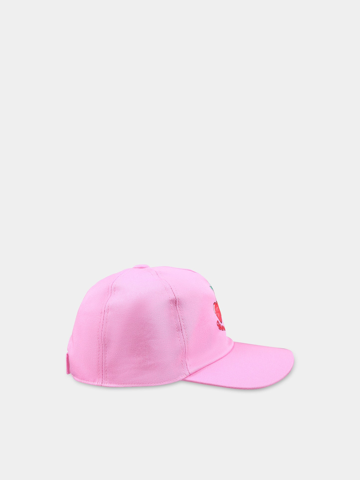 Cappello con visiera rosa per neonata,Chiara Ferragni Collection,59C002 3083 090F