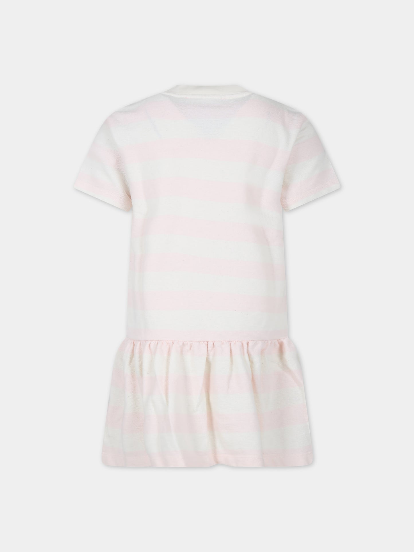 Vestito avorio per bambina con iconiche ciliegie,Bonpoint,S04GDRK00001 225A