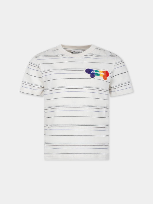 T-shirt avorio per bambino,Bonpoint,S04BTSK00008 204