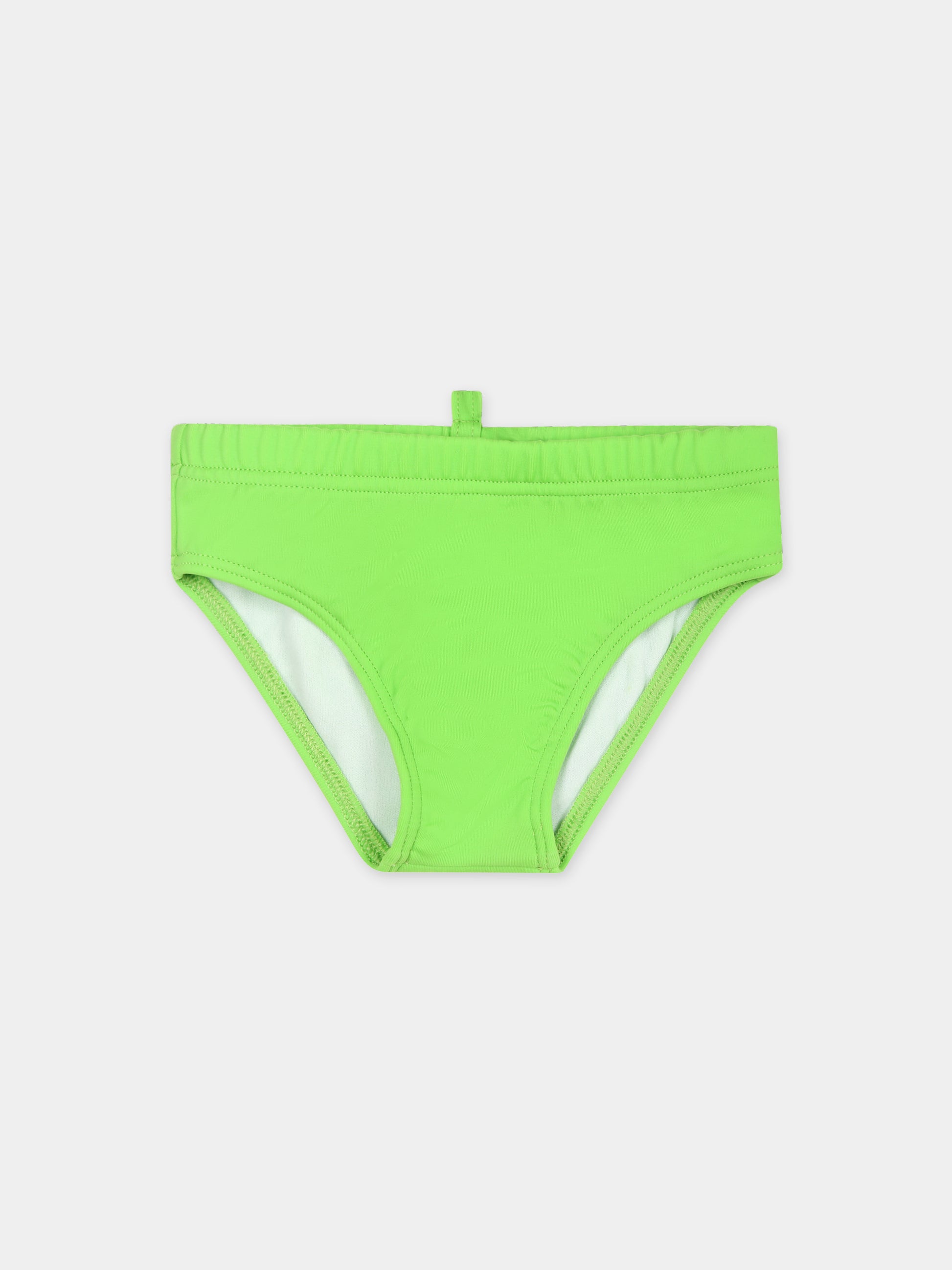 Slip mare verde per neonato con logo,Dsquared2,DQ2348 D000V D2M111B DQ525