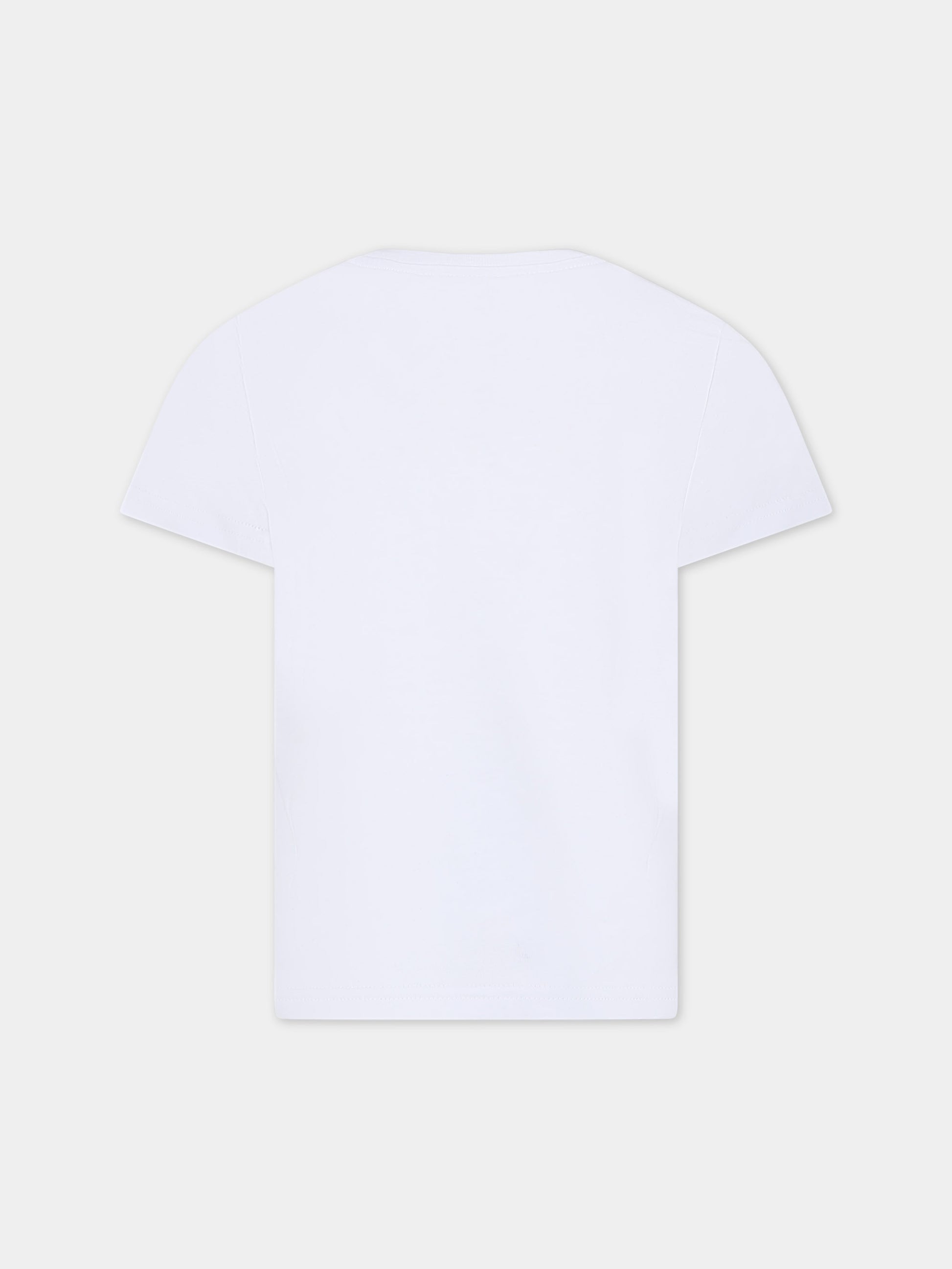 T-shirt bianca per bambino con logo,Dsquared2,DQ2415 D00MV D2T1059U DQ10H