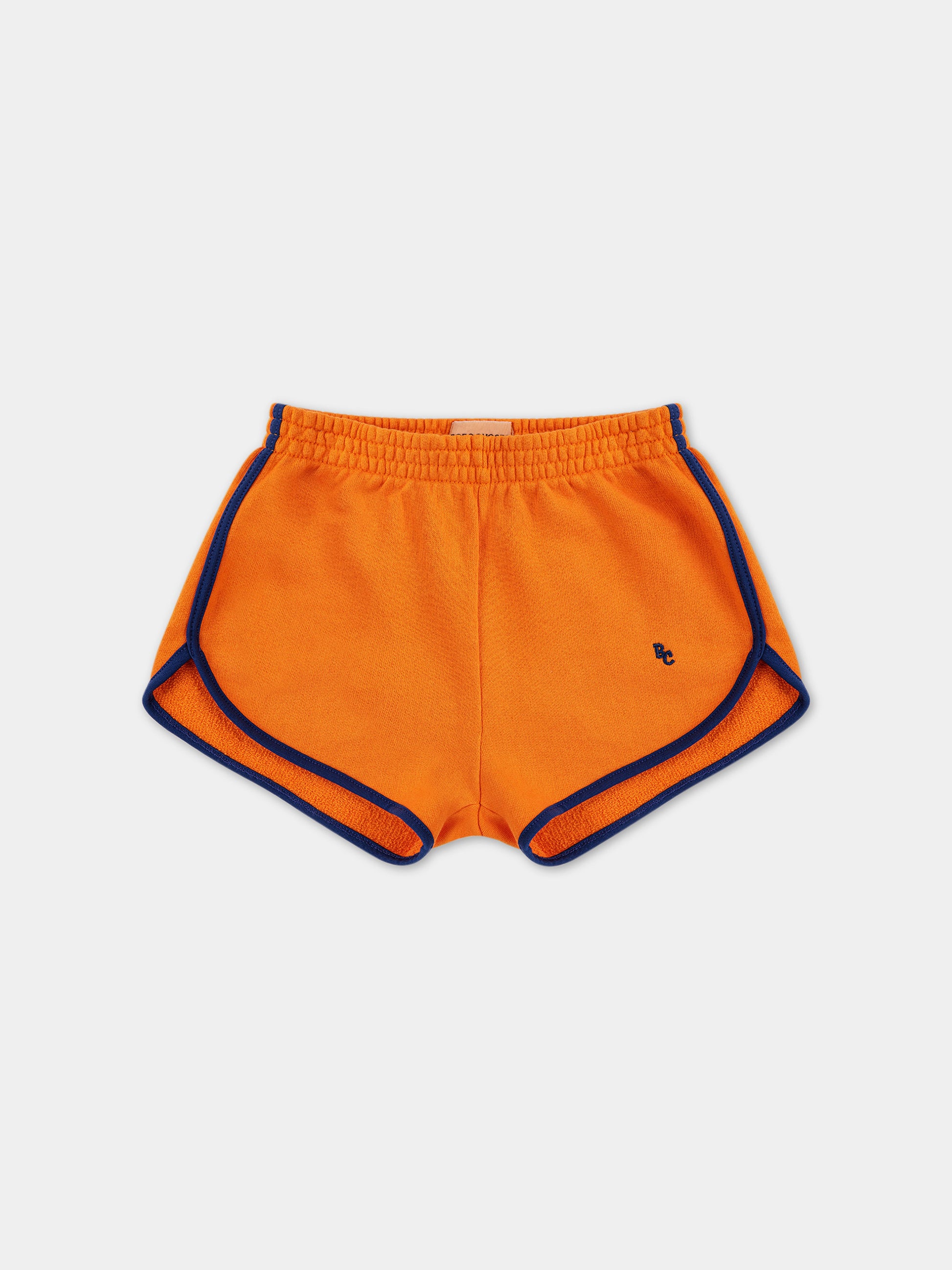 Short arancioni per bambini con logo,Bobo Choses,124AC066