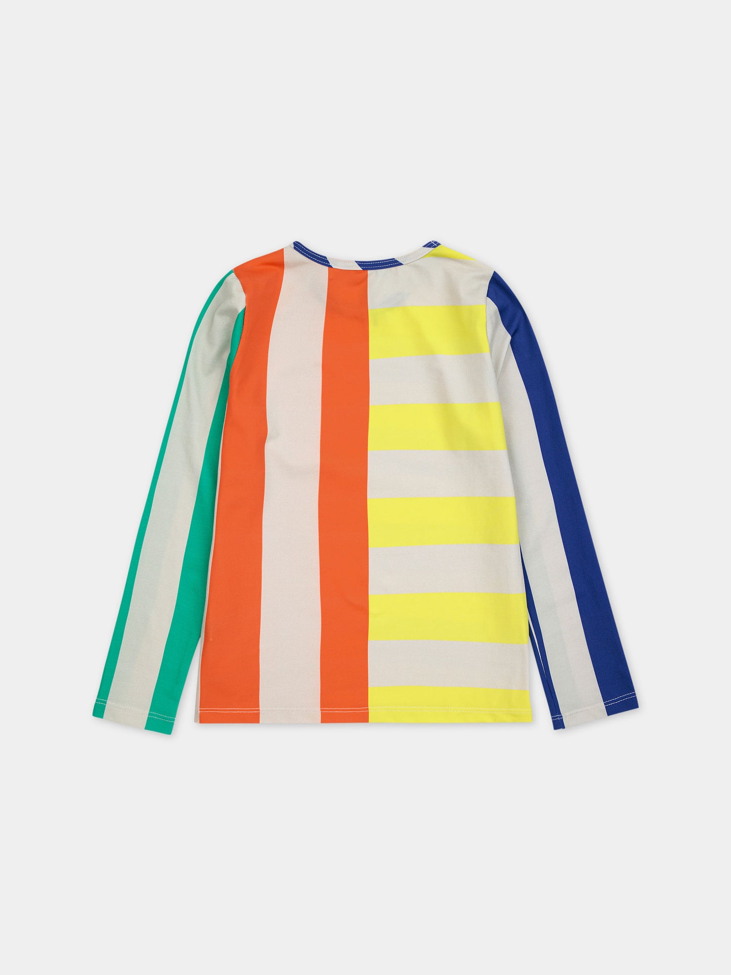 T-shirt anti UV multicolor per bambino con righe,Bobo Choses,124AC148