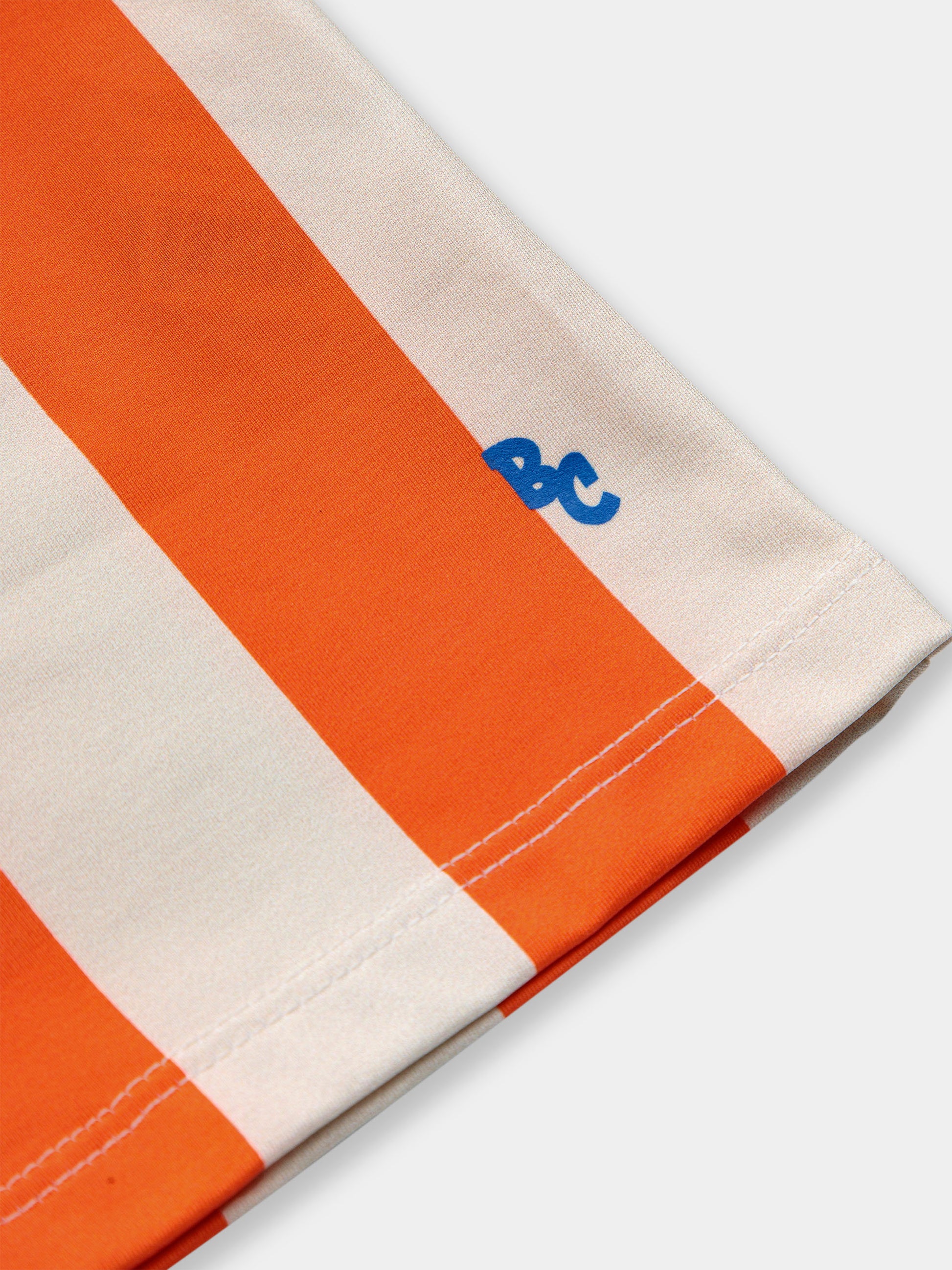 T-shirt anti UV multicolor per bambino con righe,Bobo Choses,124AC148