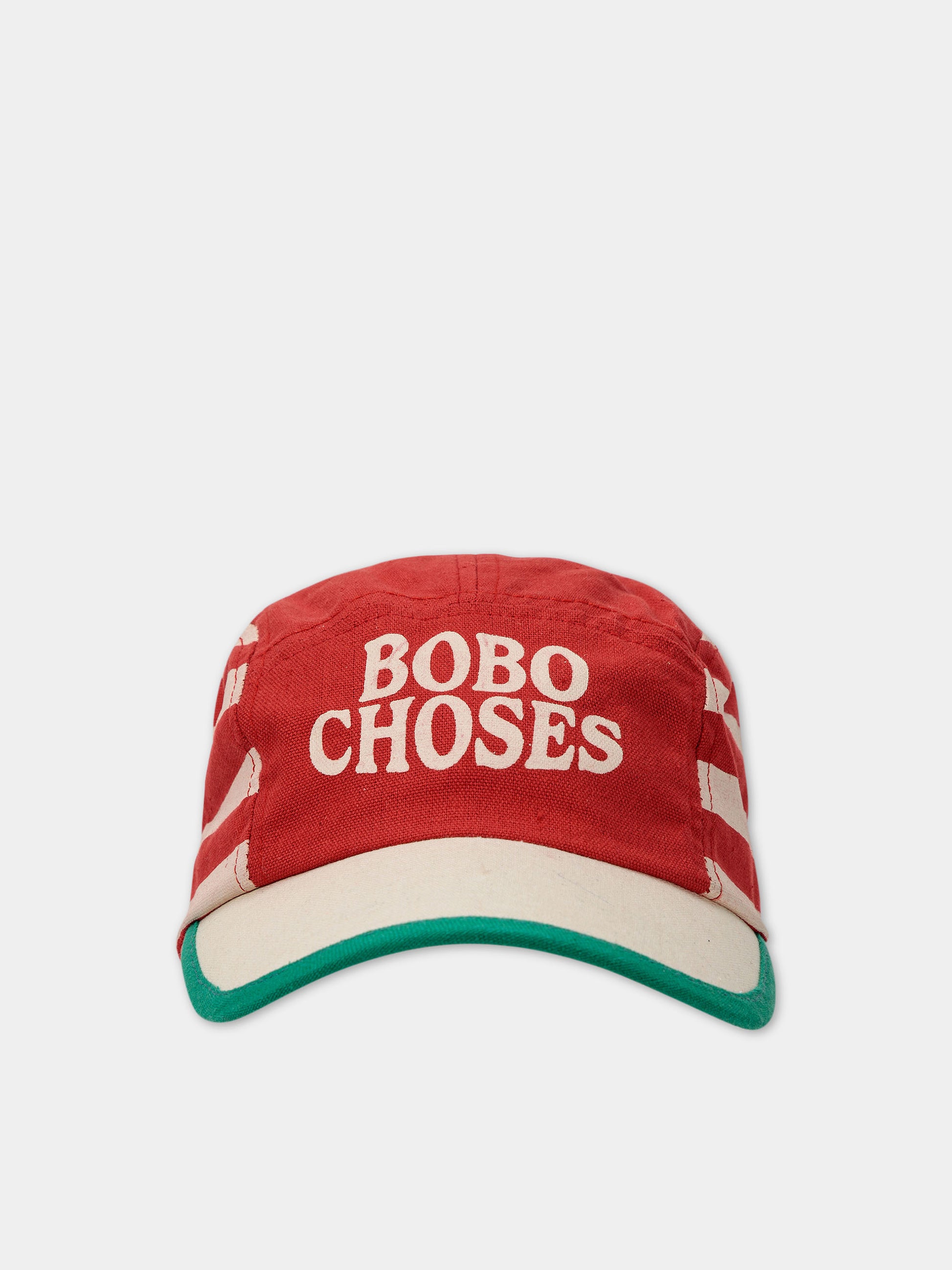 Cappello rosso per bambini con logo,Bobo Choses,124AI023