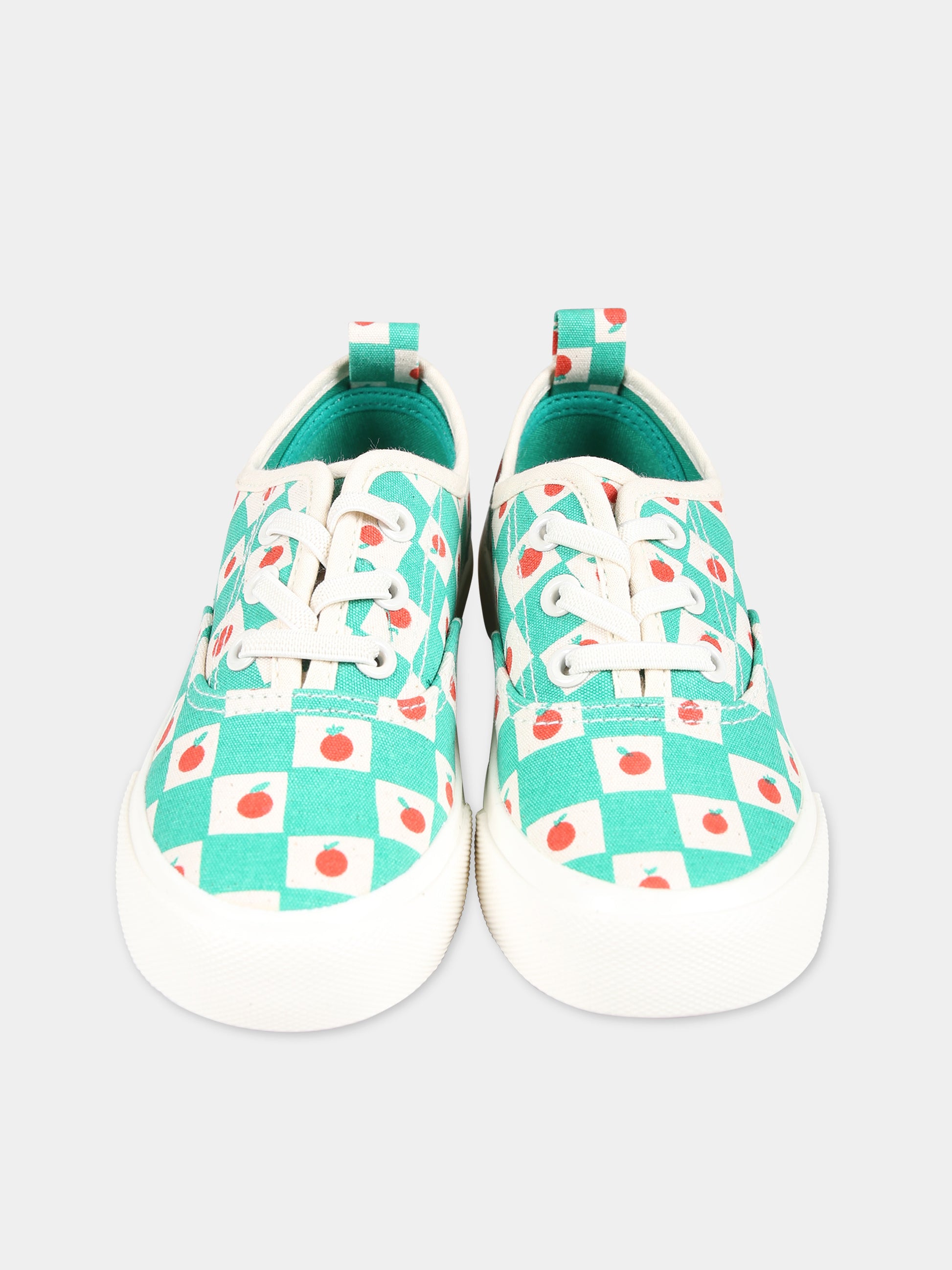 Sneakers verdi per bambini con pomodori,Bobo Choses,124AI015