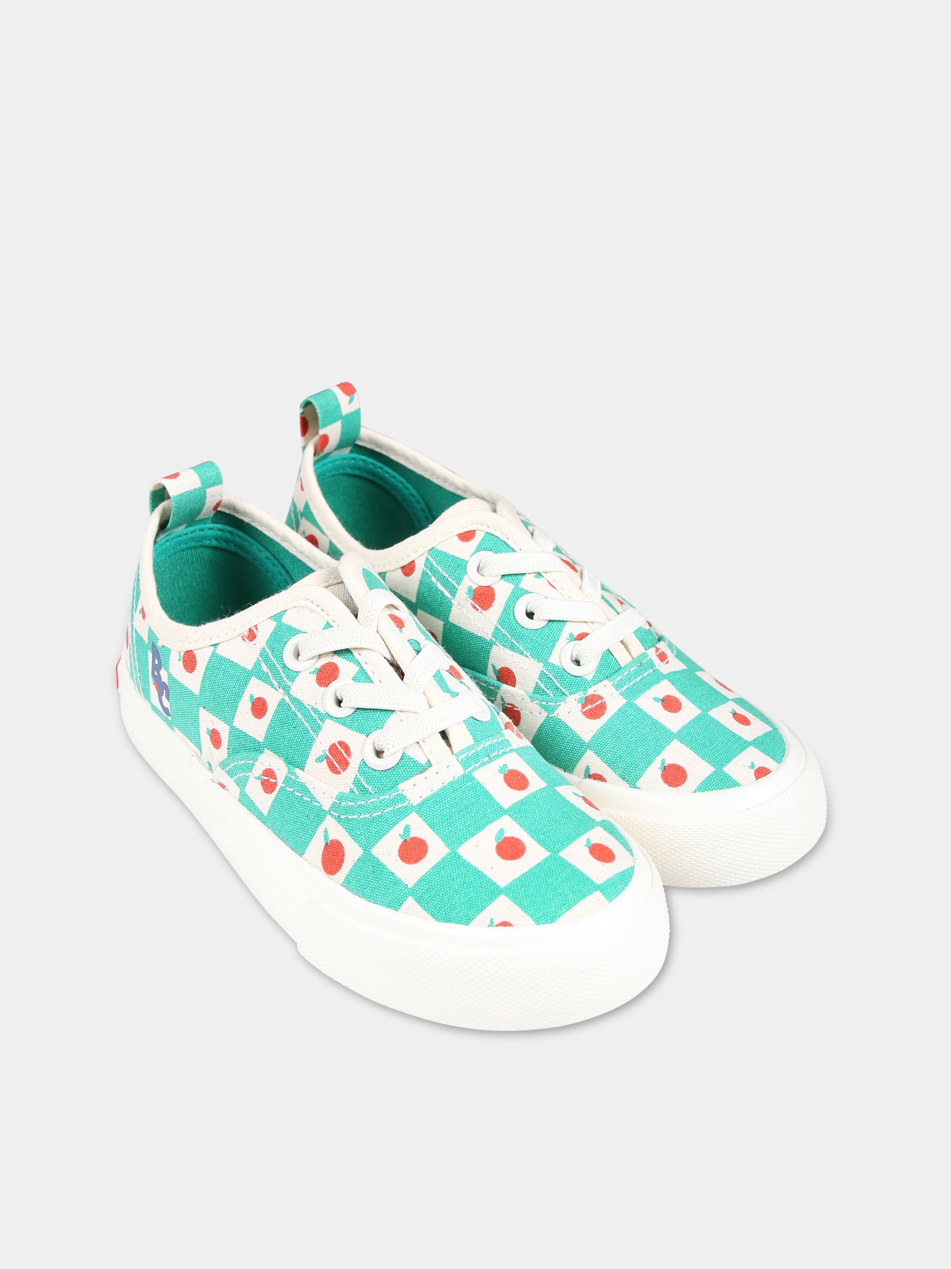 Sneakers verdi per bambini con pomodori,Bobo Choses,124AI015