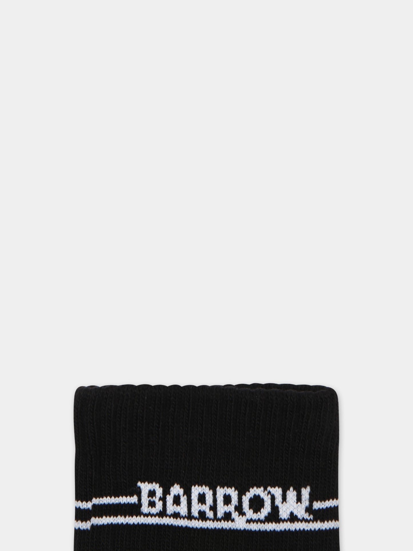 Calze nere per bambini con smile,Barrow,S4BKJUSO094 110