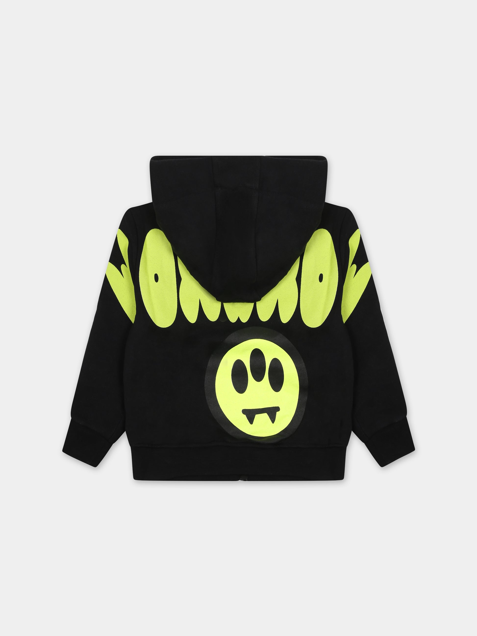 Felpa nera per neonato con logo,Barrow,S4BKUNZH140 110