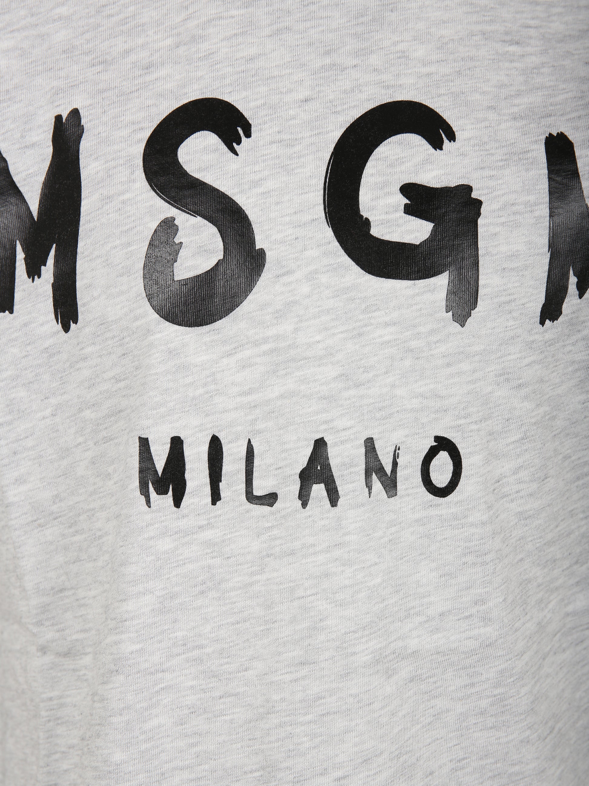 T-shirt grigia per bambini con logo,Msgm Kids,S4MSJUTH011 107