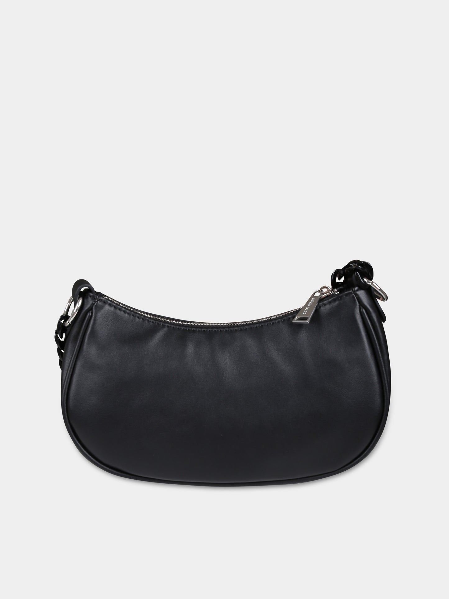 Borsa nera per bambina con logo,Msgm Kids,S4MSJGBA054 110