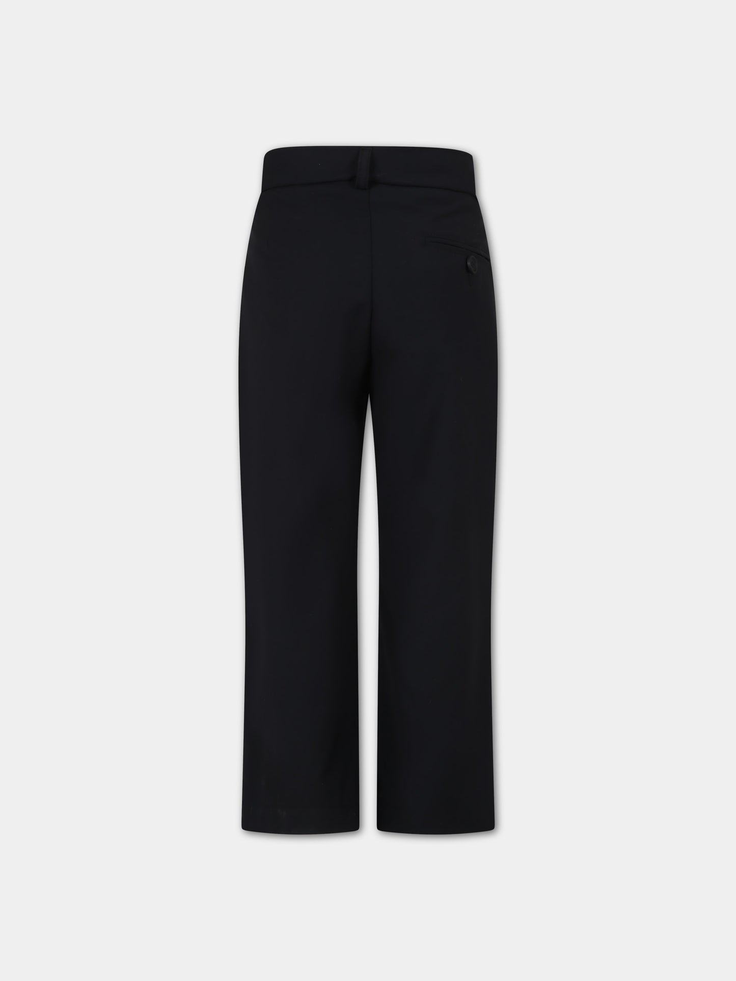 Pantalone elegante nero per bambino,Msgm Kids,S4MSJBPA214 110