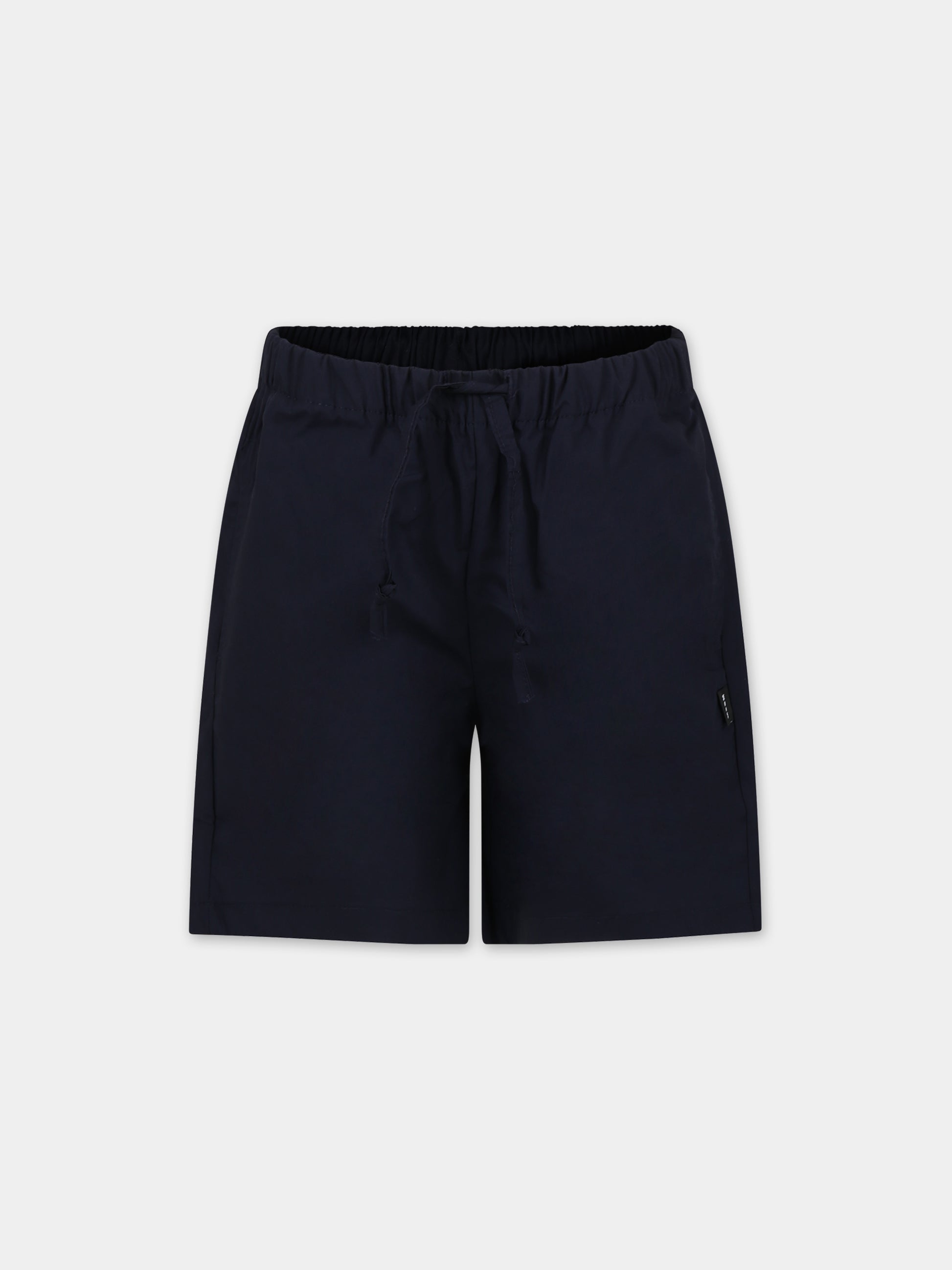 Shorts blu per bambino con logo,Msgm Kids,S4MSJBBE260 060
