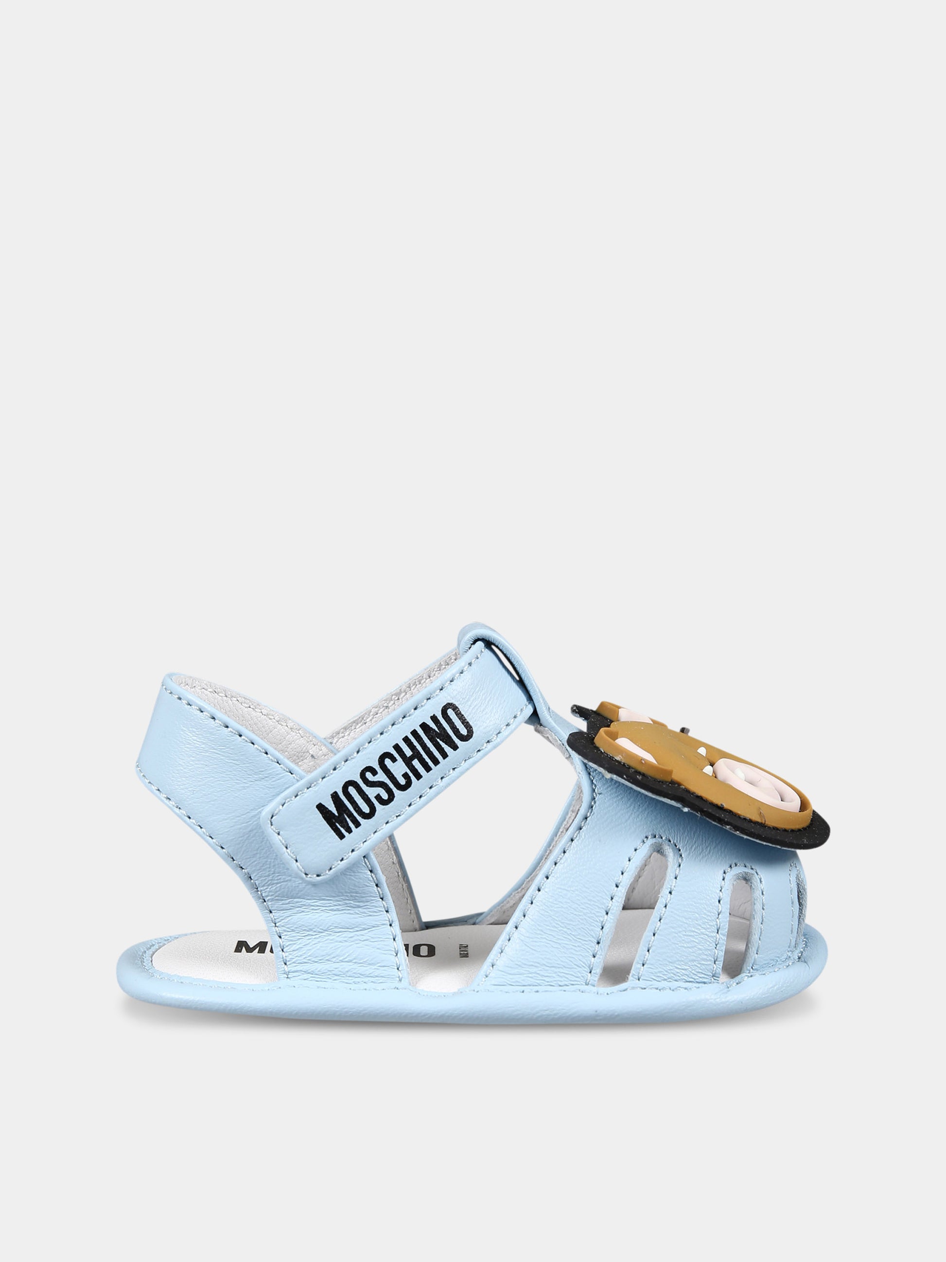 Ragnetti celesti per neonato con Teddy Bear,Moschino Kids,77259 2