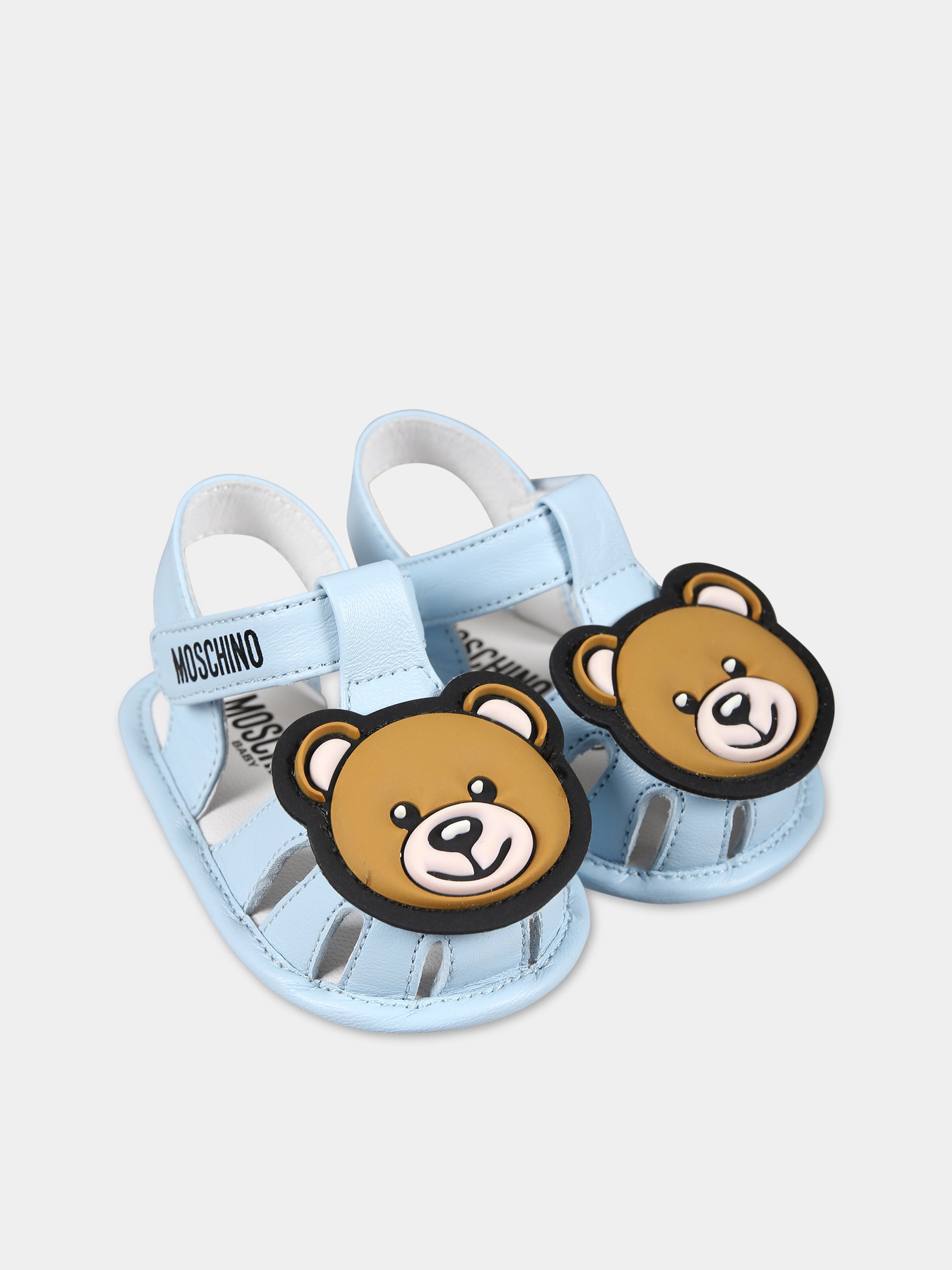 Ragnetti celesti per neonato con Teddy Bear,Moschino Kids,77259 2