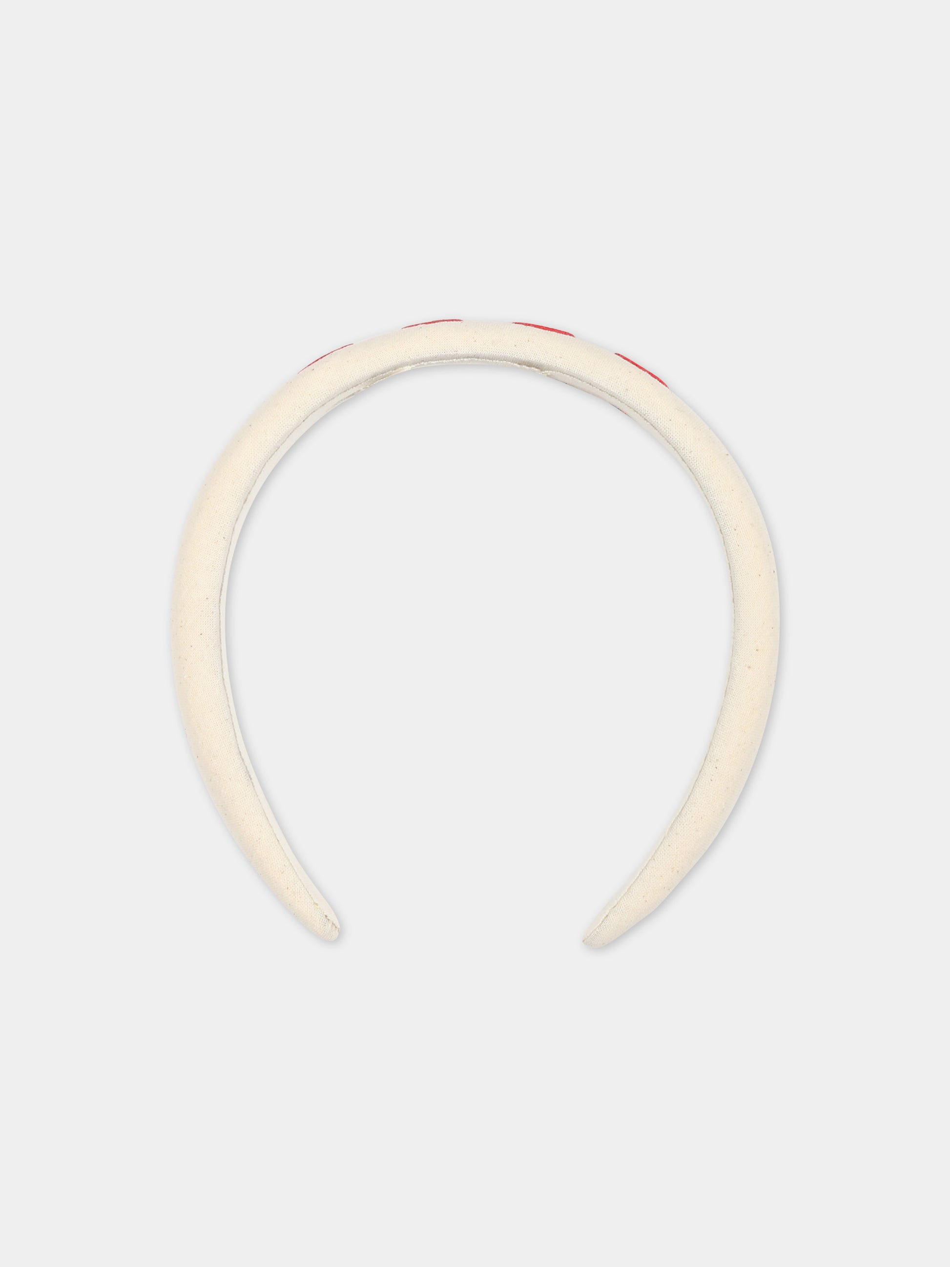 Cerchietto avorio per bambina con pomodori,Bobo Choses,124AI031